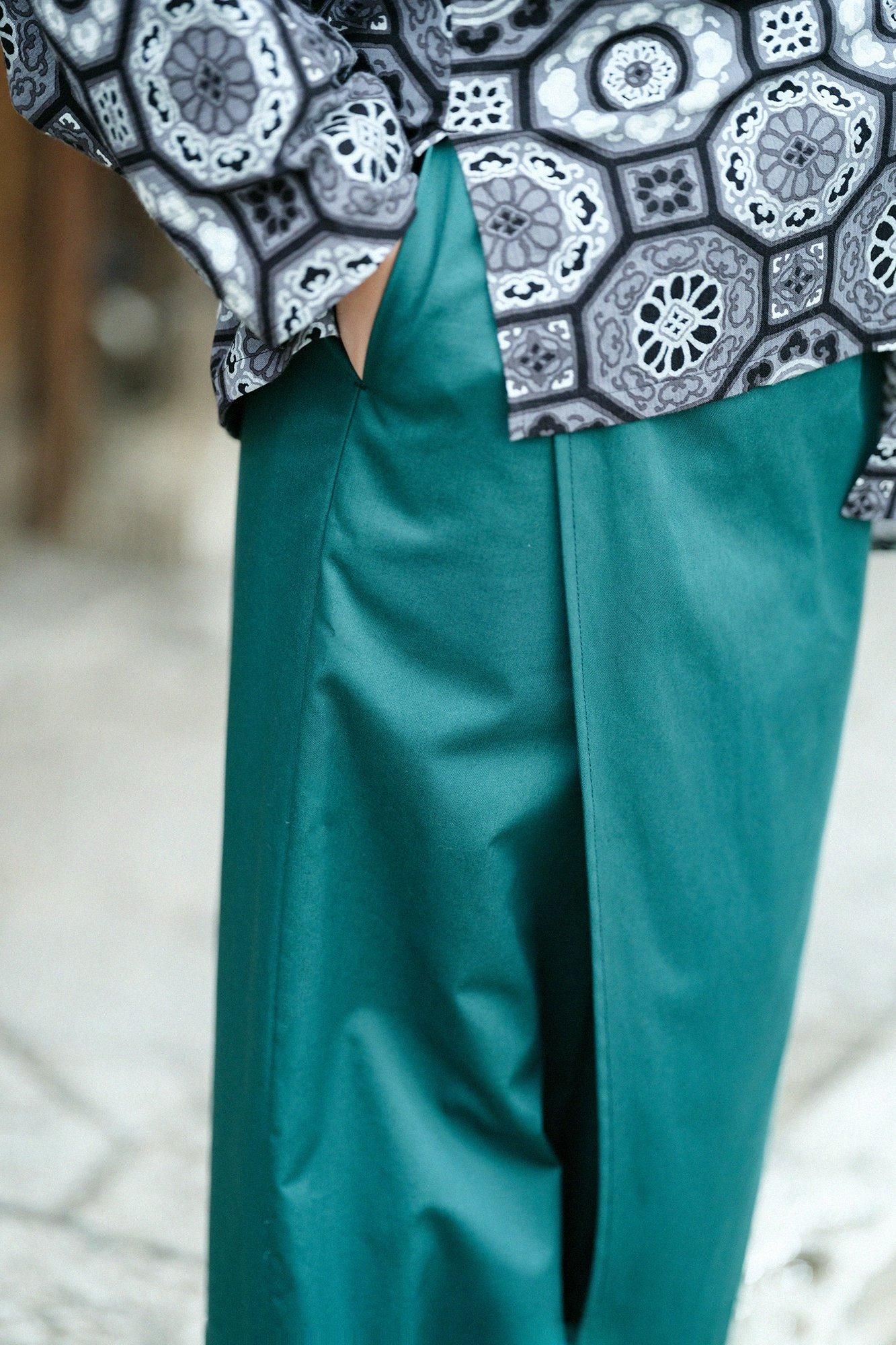 [Nur im Netz erhältlich] Köperbindung (Takamikan Ishita) / Seegrün (Kairyokushoku)