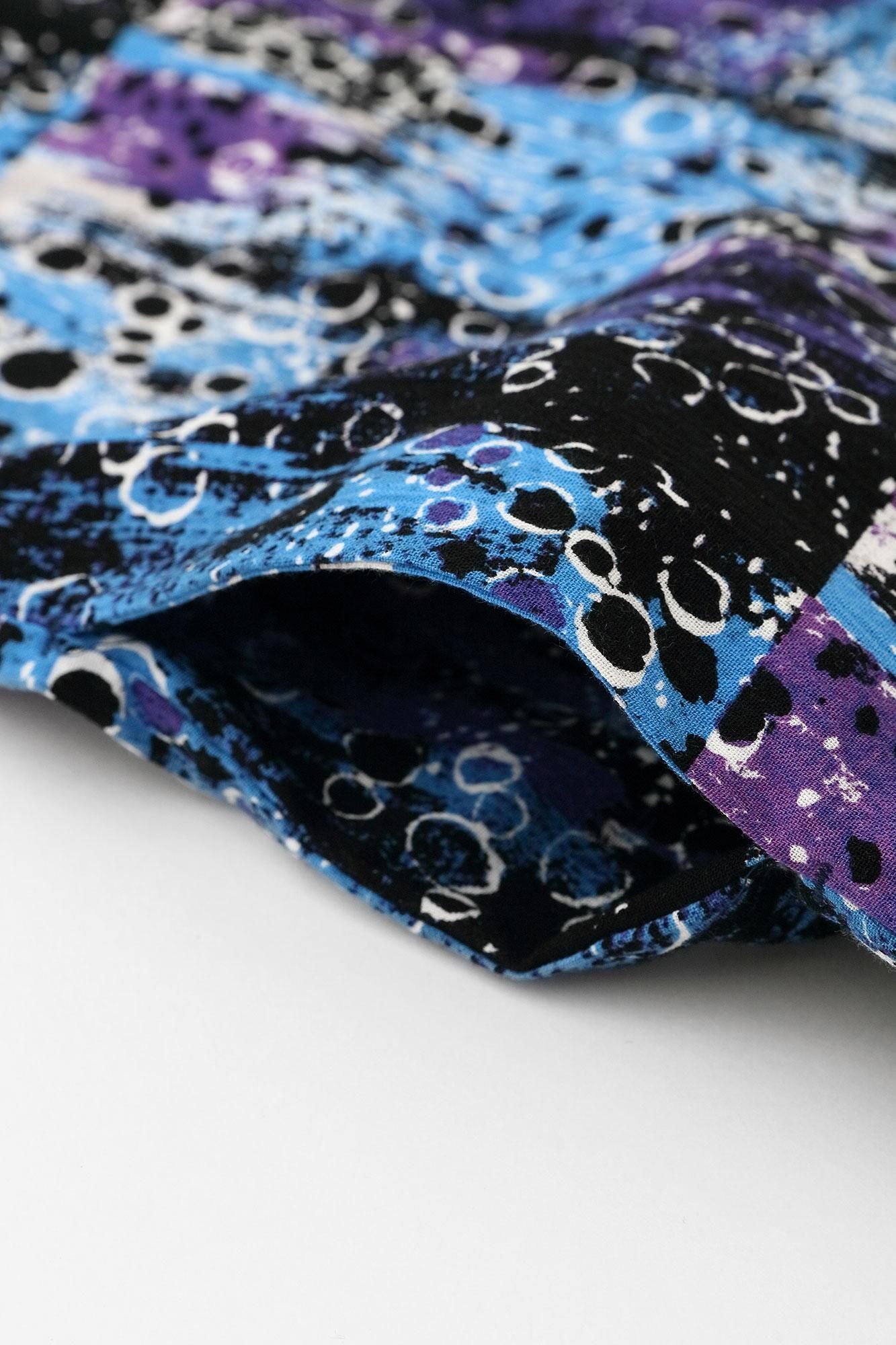 Chizimi Cotton 20/20 Long Fubi Kimono Shirt / Tenmoku