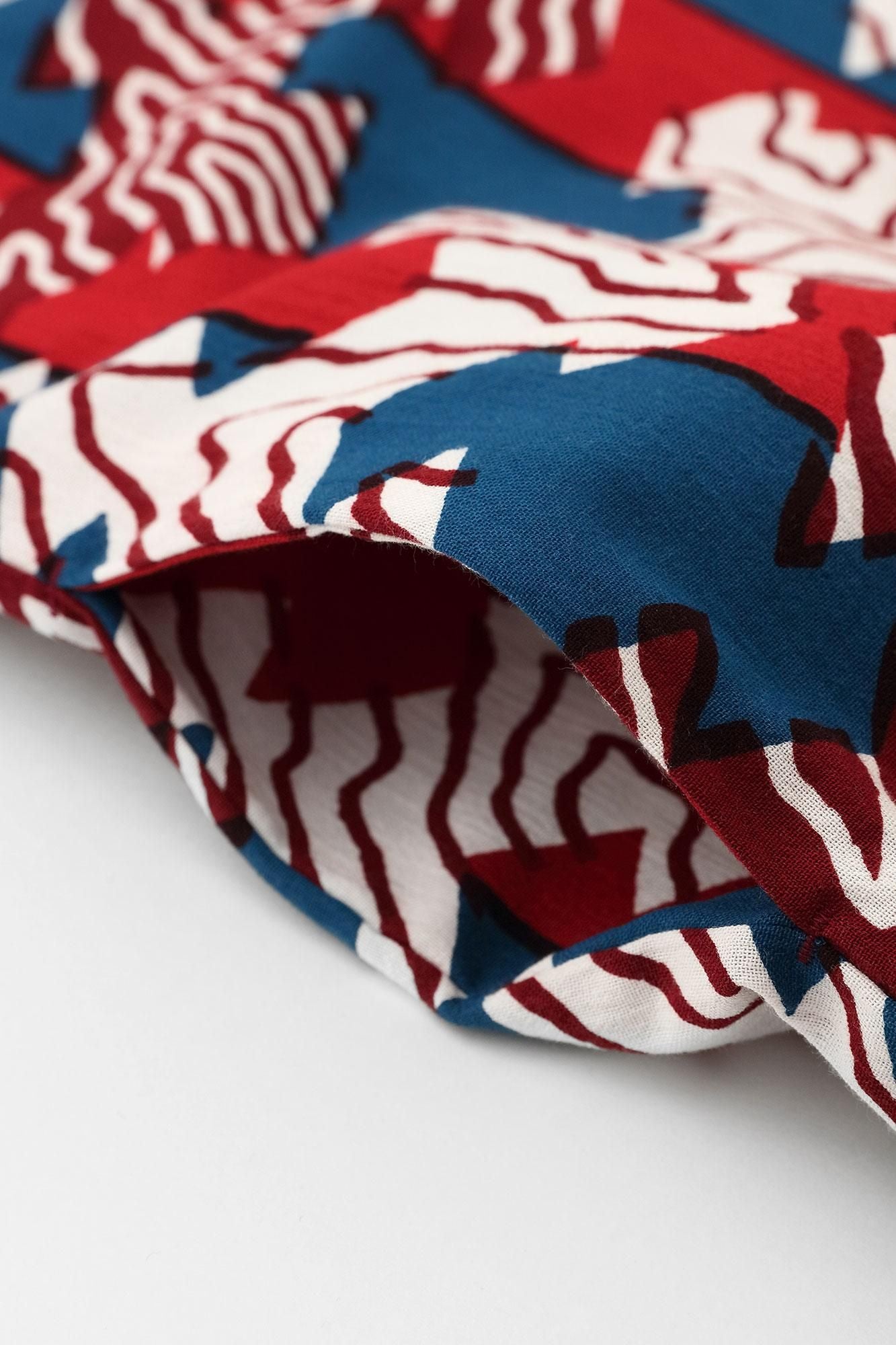 Chizimi Cotton 20/20 Long Fubi Kimono Shirt / Pine Bark Lozenges