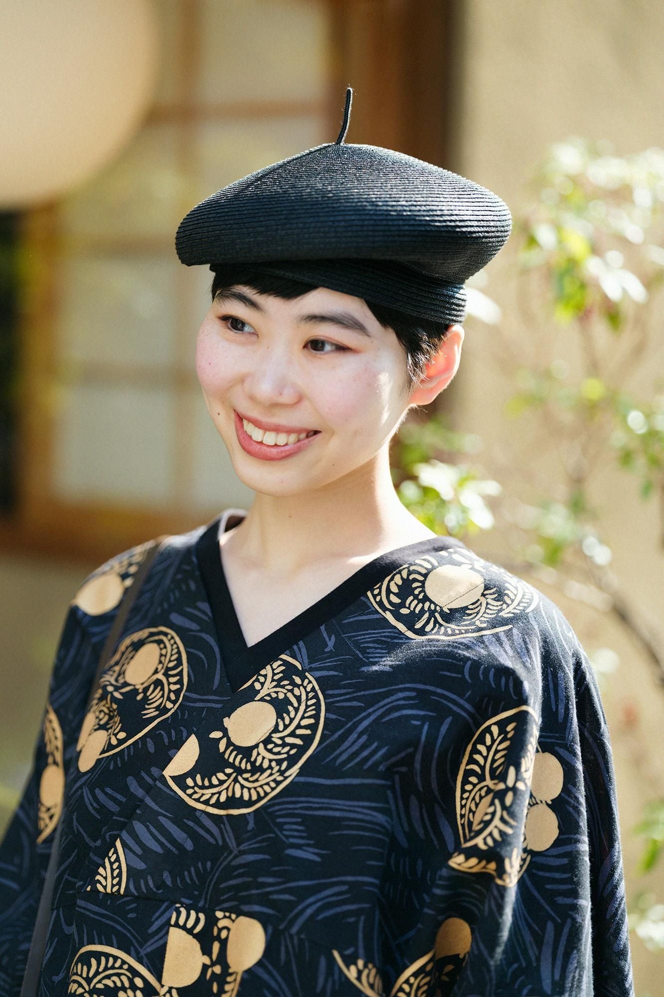 知多木綿 文（ぶん） 大帷（おおかたびら） 短丈（みじかたけ）／草紋