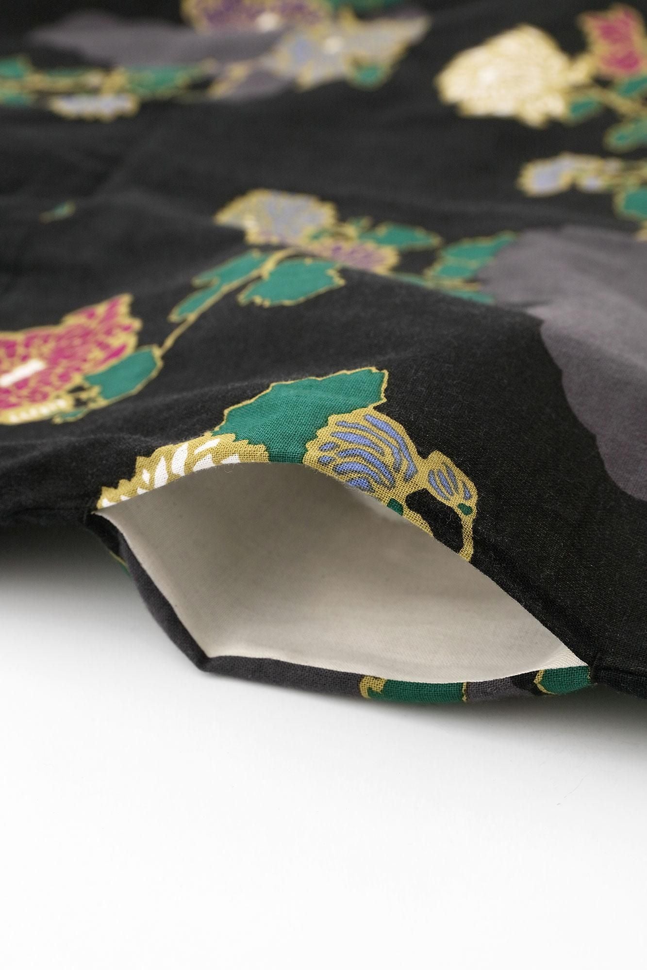 知多木棉文 大帷洋裝／.雲取菊