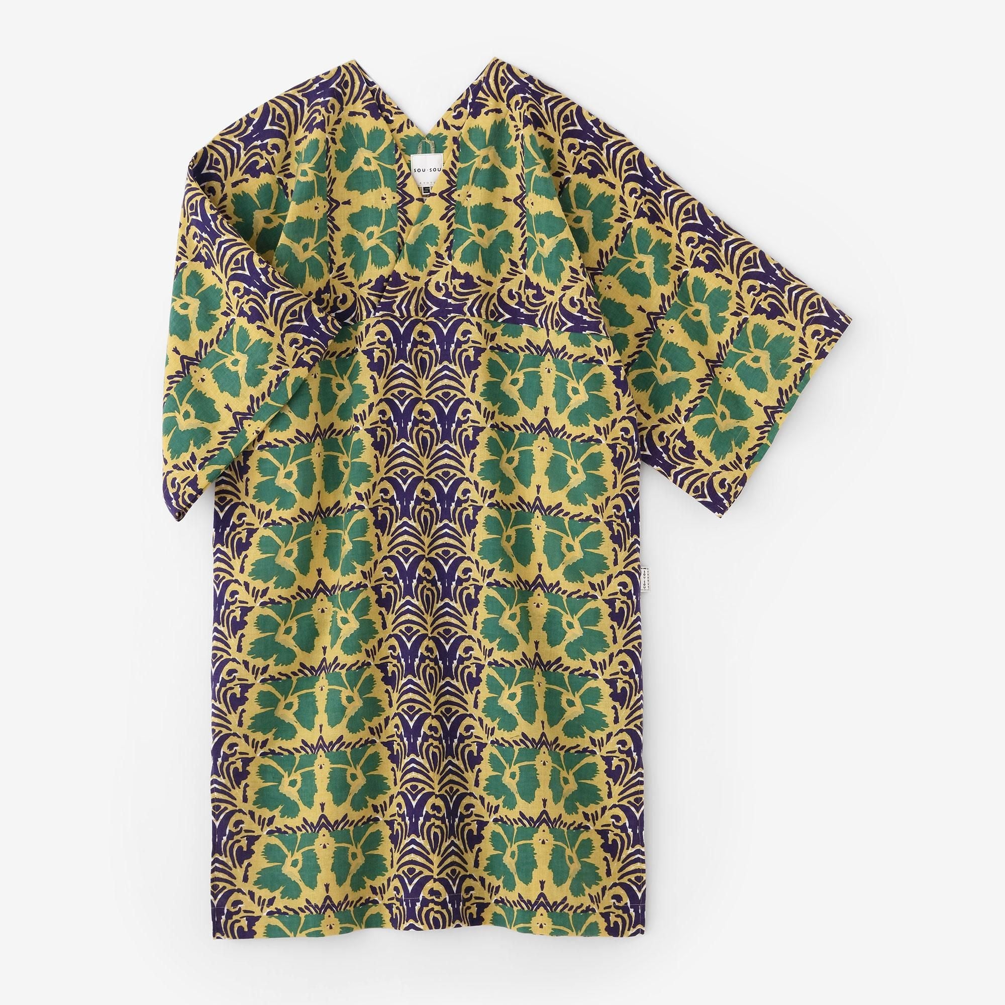 伊勢木綿 文（ぶん） 大帷（おおかたびら）／唐撫子（からなでしこ）