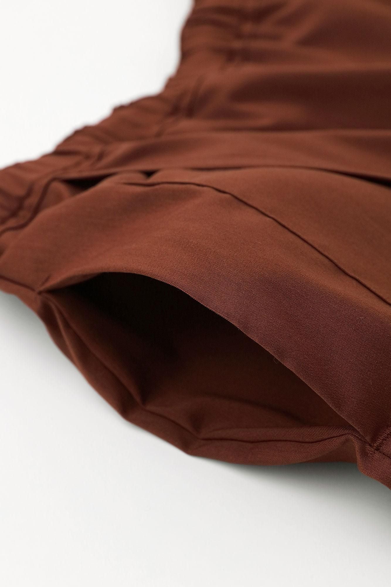 [Nur online] Shin-Leinenmischung Tsutsushita/Rotbraun