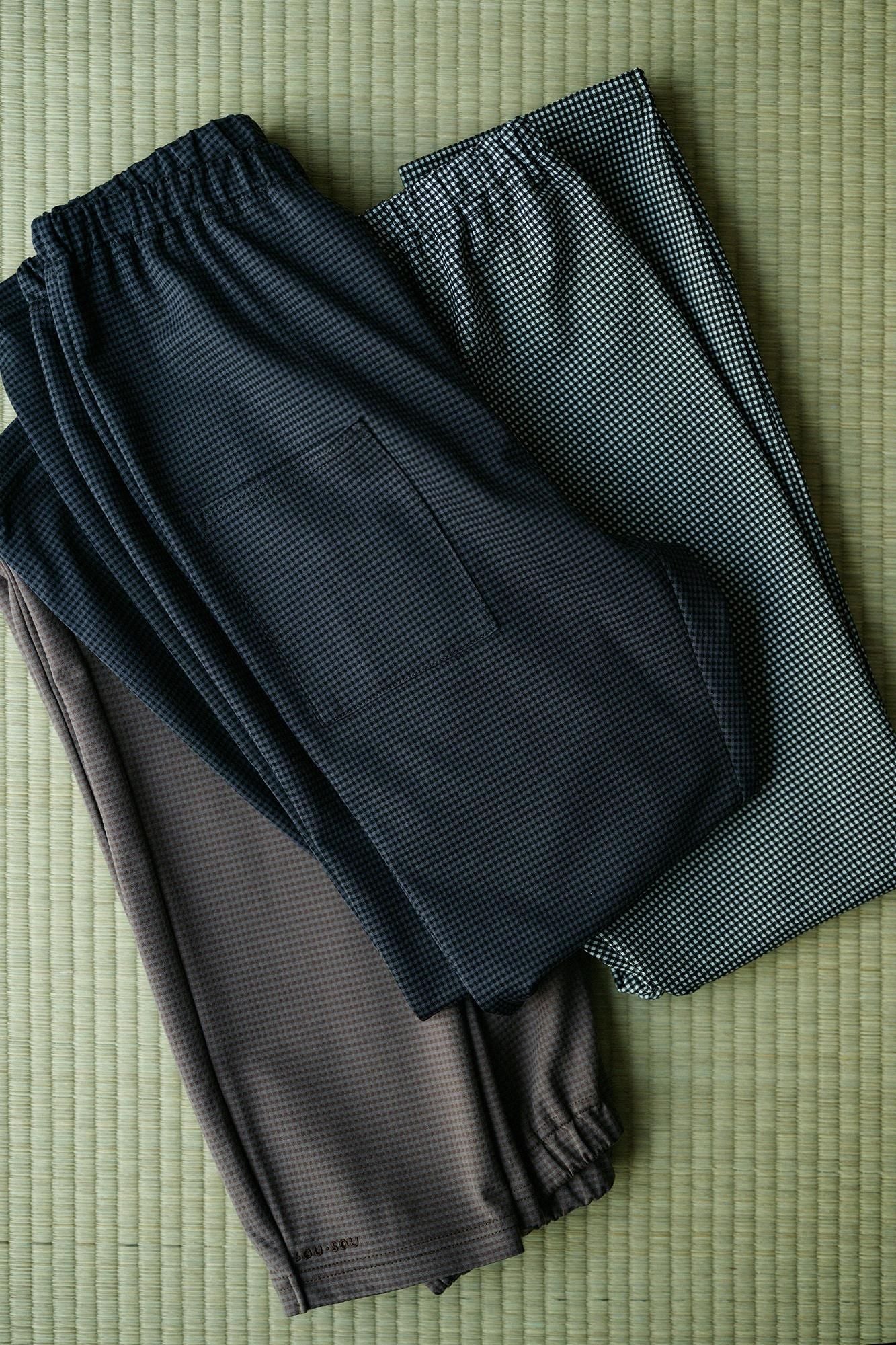 [Netto begrenzt] Hahnentritt-Gitter (chidori koshi ami) dünn (hosonari) enyuu wear/tsukumo x nasse Federfarbe (nubairo)