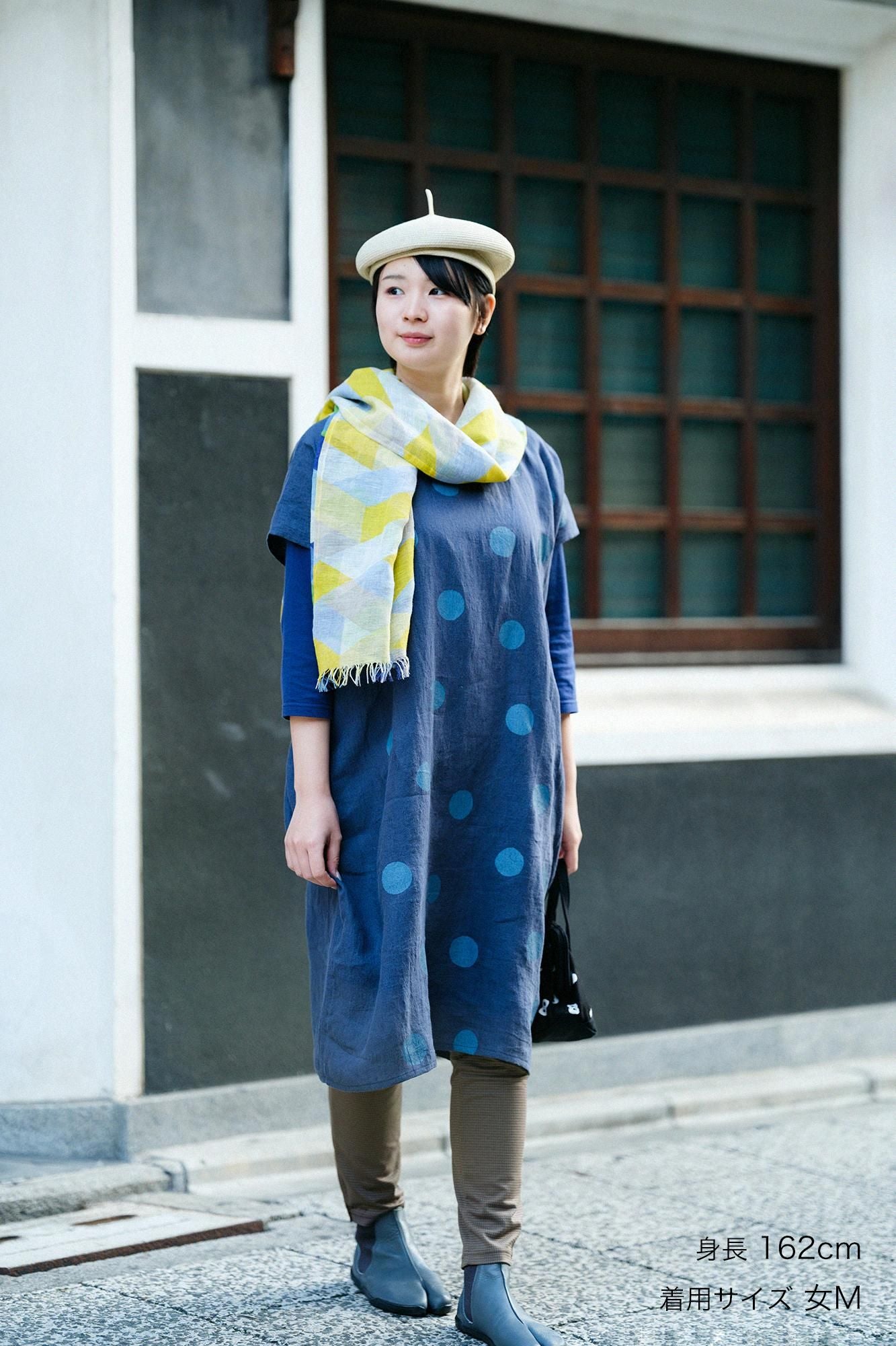 Hahnentrittmuster (Chidori Koshiami), schmale Form (Hosonari), Enyuu Wear/Kobicha (Liebestee)