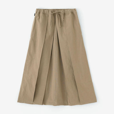 【net limited】Cotton-linen Blend Hakama Fuji Pants(HakamaFuji Pants）／Hazelnut Color