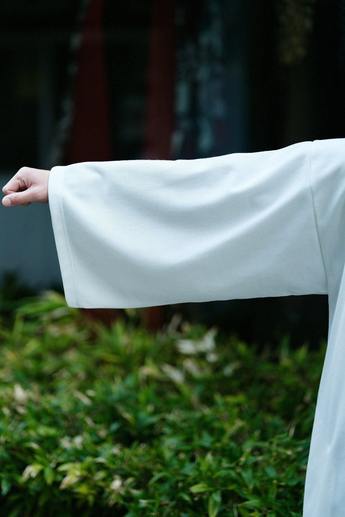 Cotton X Coolmax (R) 하치스아미 세다후우비(전율)/흰색