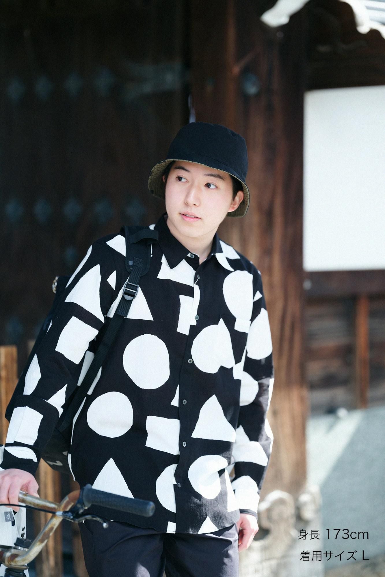 高島縮棉 20/20長袖襯衫／禪