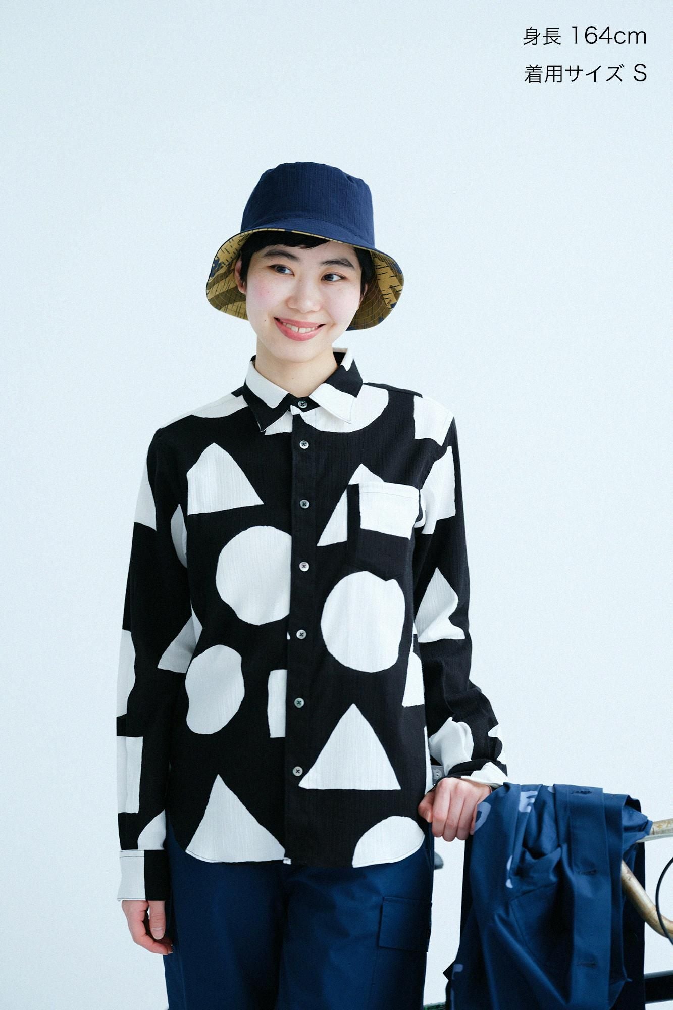 Chizimi Cotton 20/20 Long-sleeved Shirt / Zen