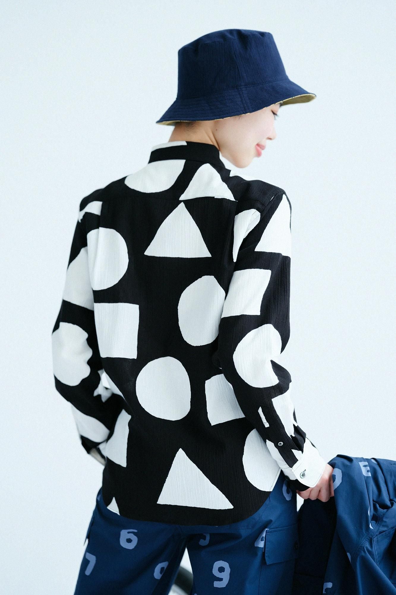 高島縮棉 20/20長袖襯衫／禪