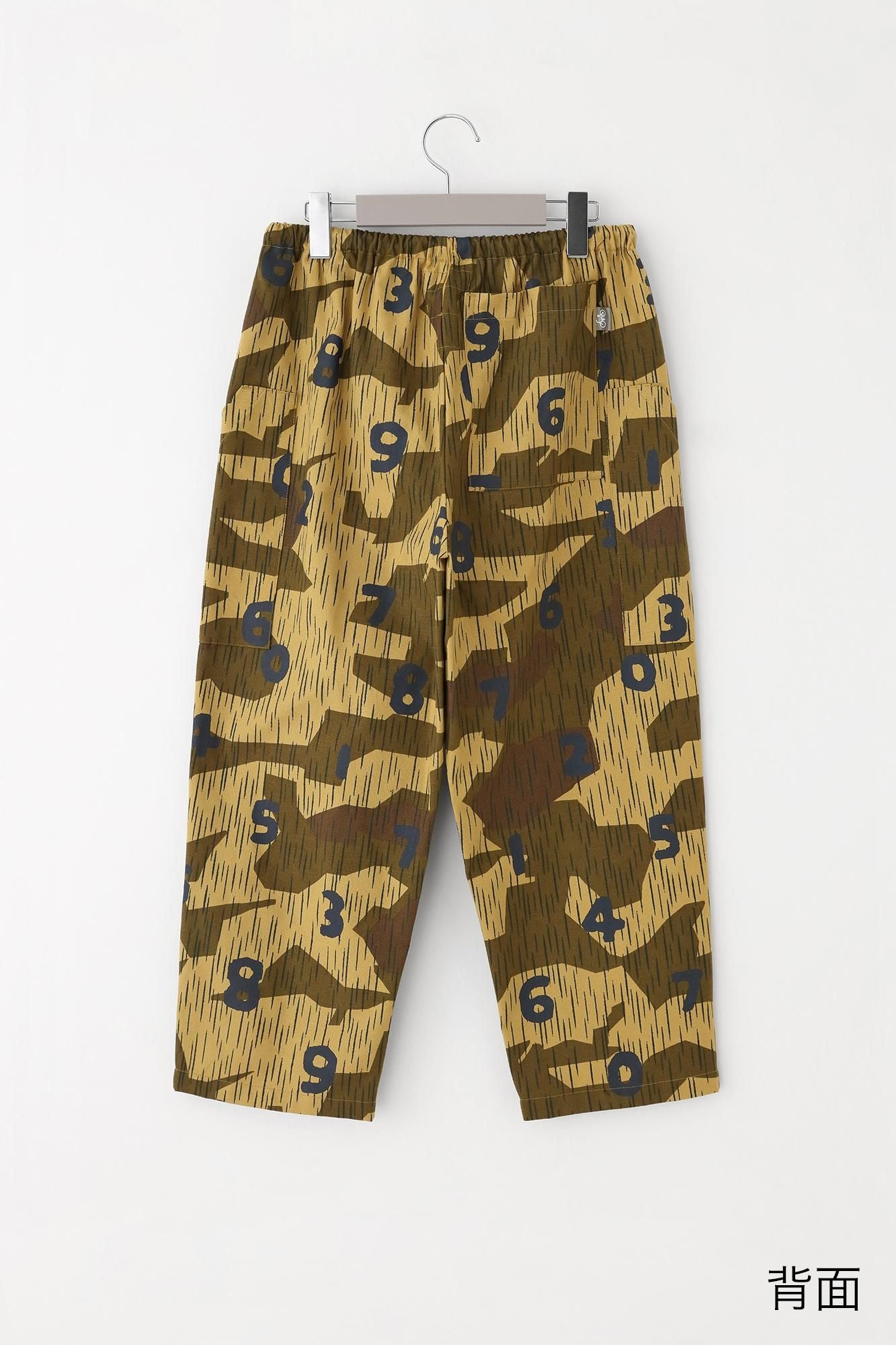 棉帆布BIKE 七分褲／碎片迷彩 SO-SU-U十數