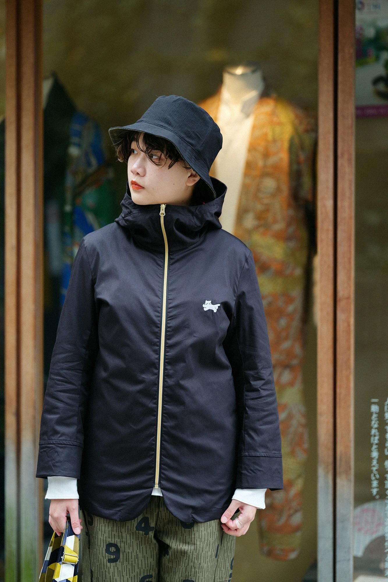 棉帆布雙面用帽／雨滴迷彩SO-SU-U十數