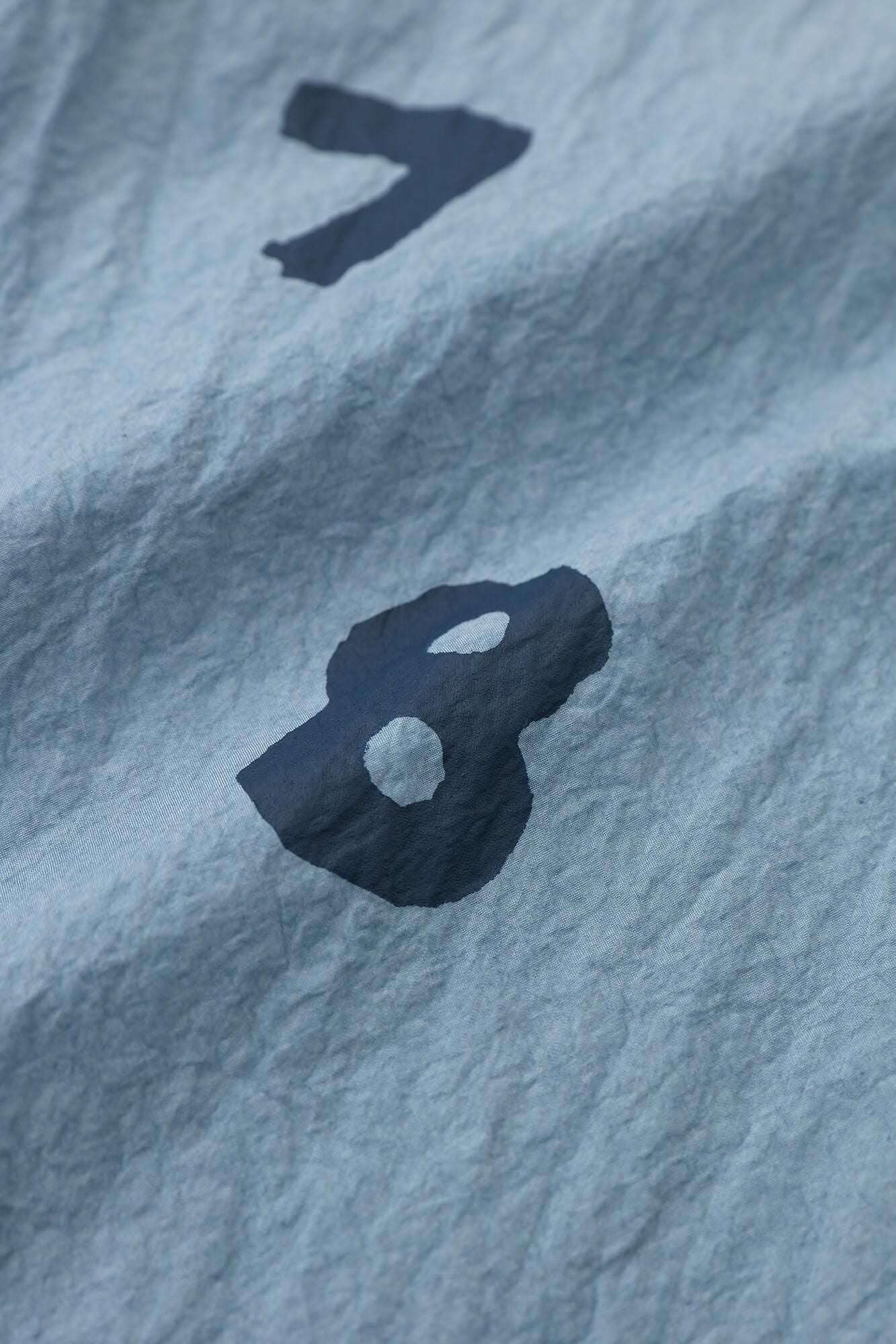 タイプライタークロス BIKEショーツ／SO-SU-U 灰青（はいあお）