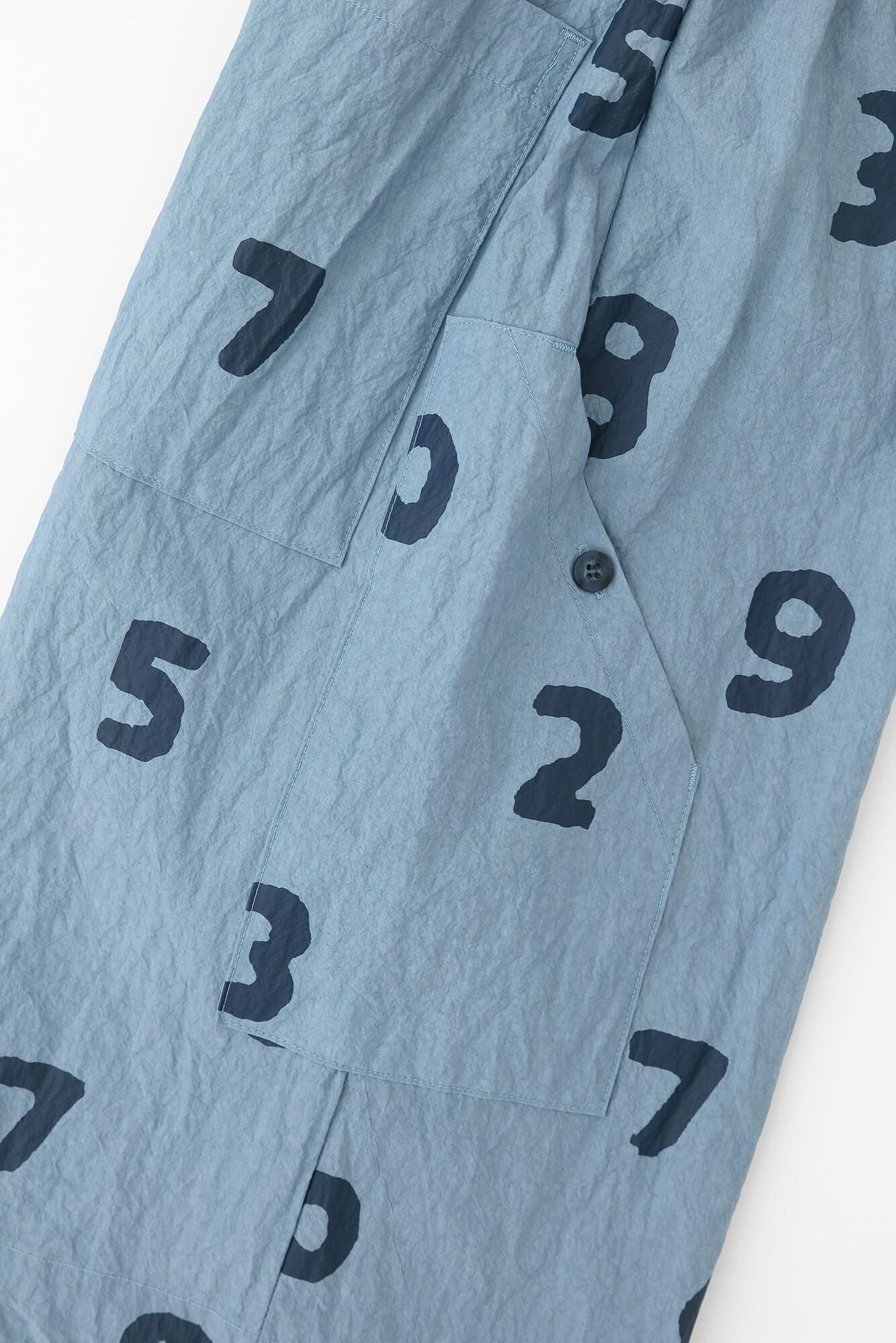 タイプライタークロス BIKEショーツ／SO-SU-U 灰青（はいあお）