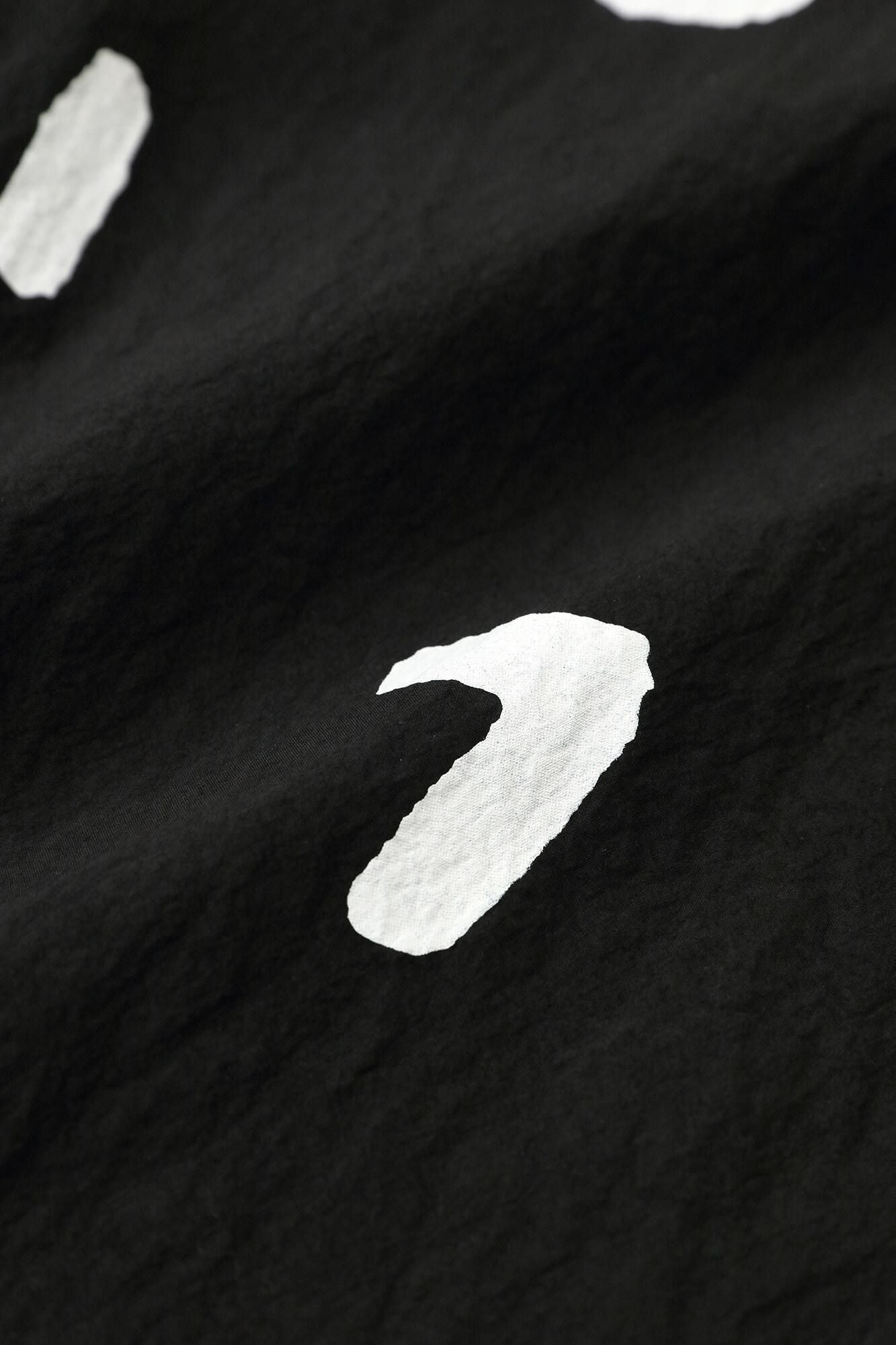 Typewriter Cloth BIKE Shorts / SO-SU-U Black