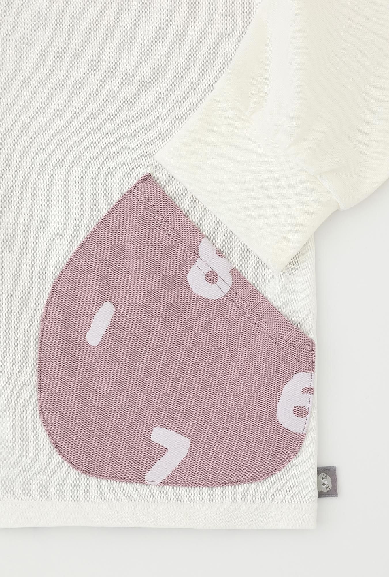 強撚扭曲平針織船領上衣/白色× SO-SU-U十數