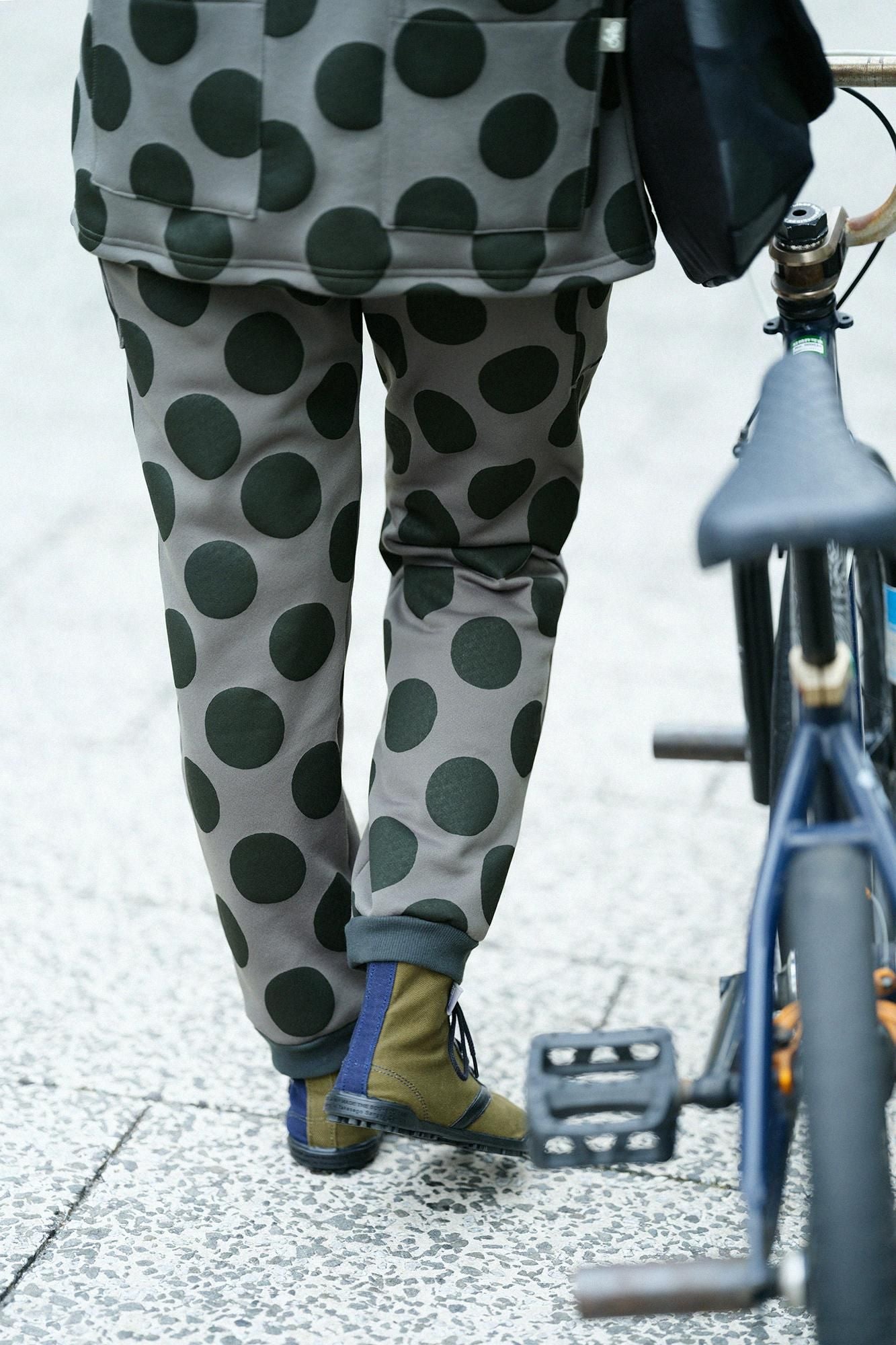 Latch Pile Knit BIKE Pants / Grey × MBP