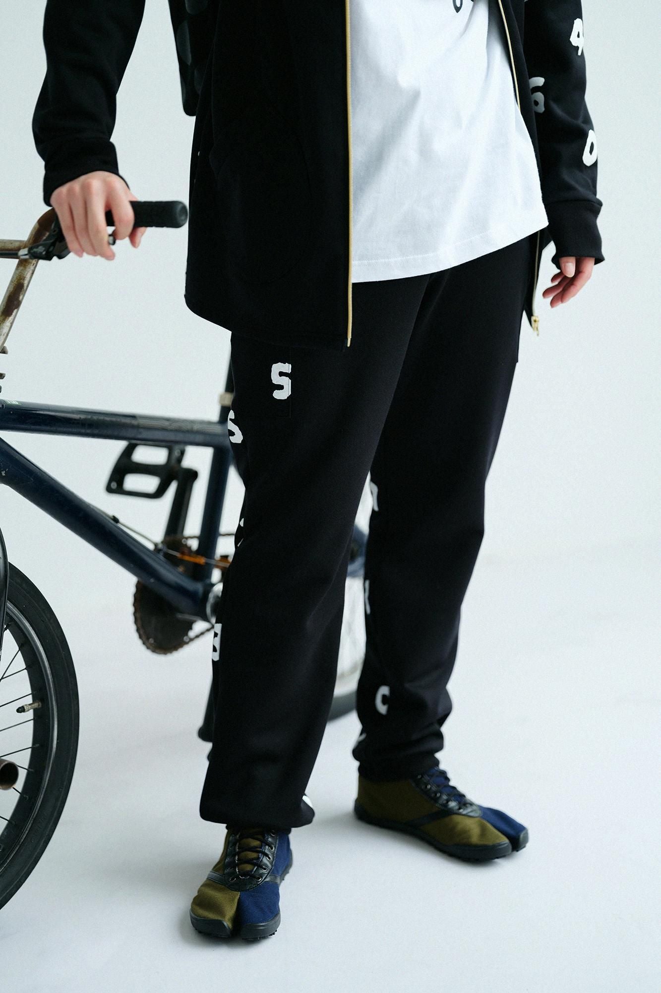 Latch Pile Knit BIKE Pants / Black x SO-SU-U