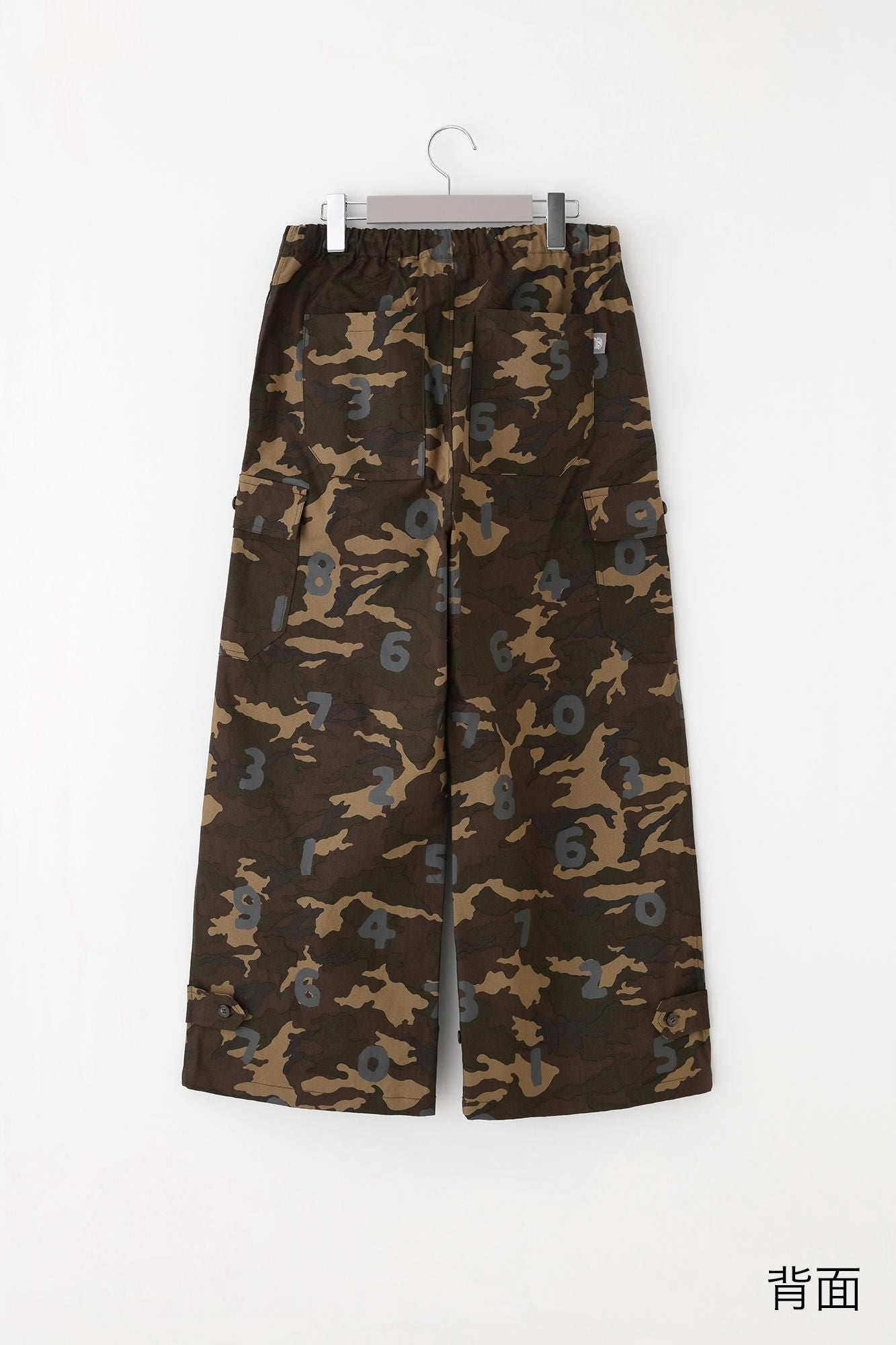 コットンキャンバス カーゴパンツ／camo SO-SU-U 桑染（くわぞめ）