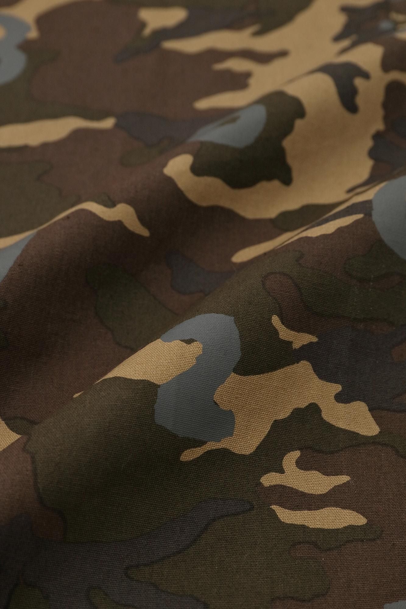 コットンキャンバス カーゴパンツ／camo SO-SU-U 桑染（くわぞめ）