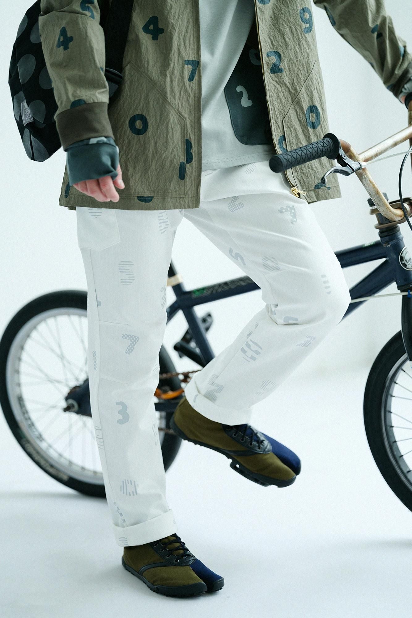 拉伸斜纹自行车货物/SOU・SOU京都