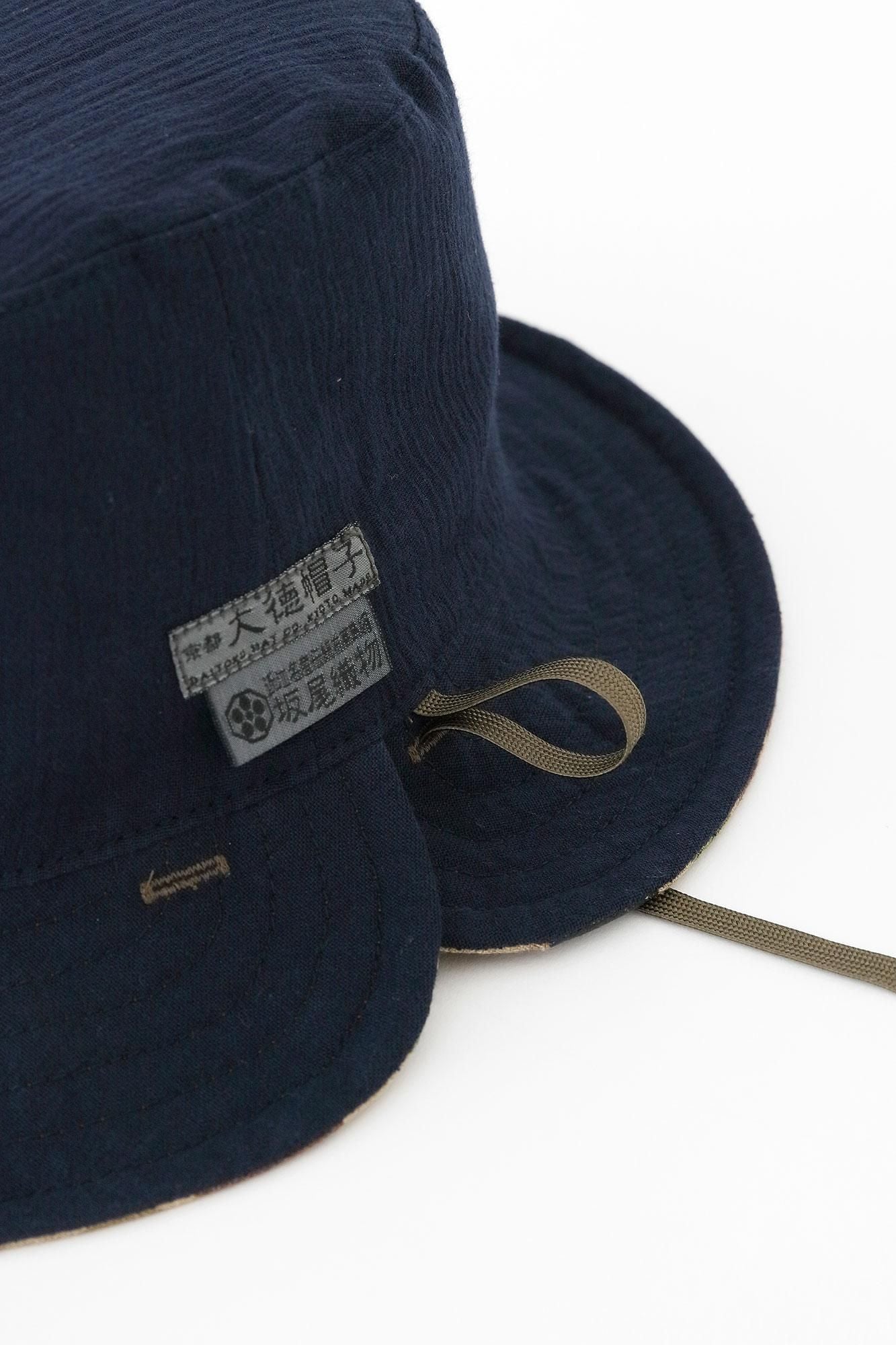 麻斜紋織 雙面用BIKE 帽子／獵鴨迷彩SO-SU-U十數 灰棕色