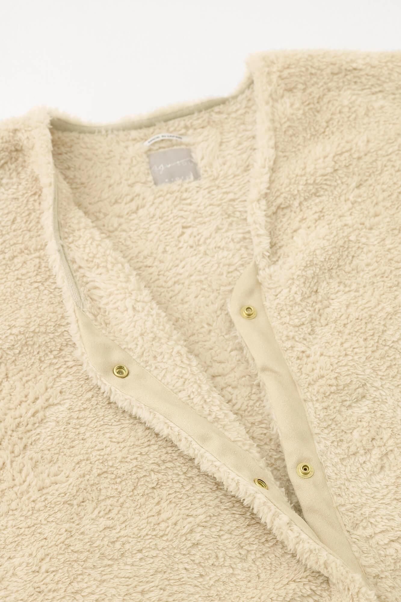 Boa V-Neck Light Tunic Coat / Torinokoiro