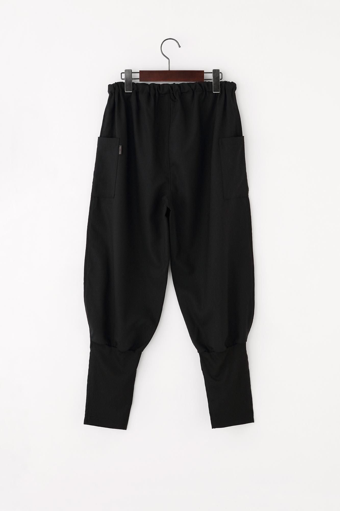 梳毛（そもう） 裁付（たっつけ）えんゆう穿き／濡羽色（ぬればいろ）