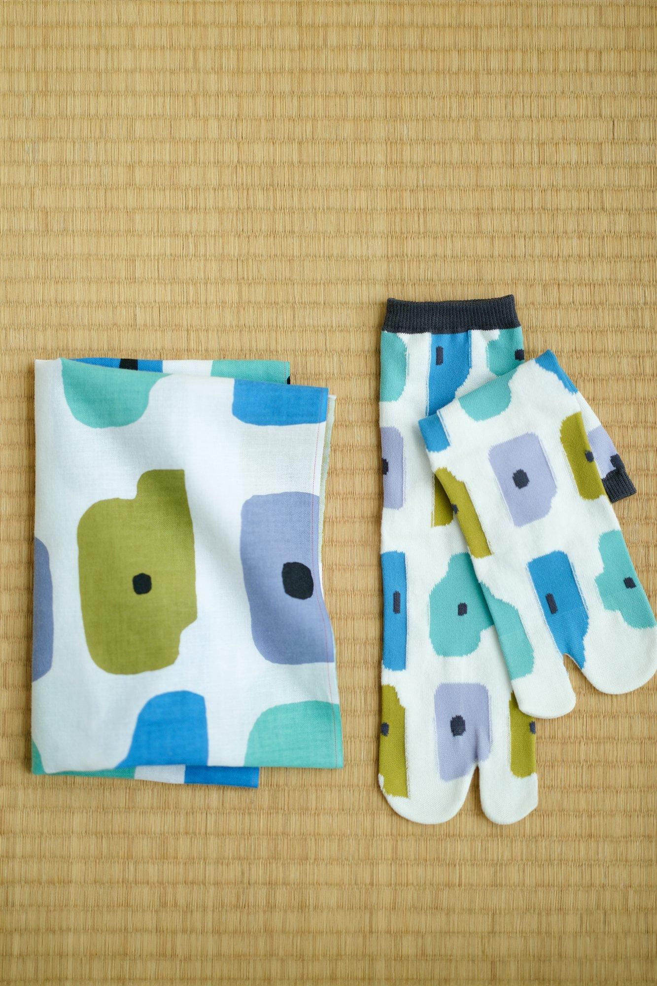 Ise cotton textile tenugui (hime longueur) / d'une manière ou d'une autre