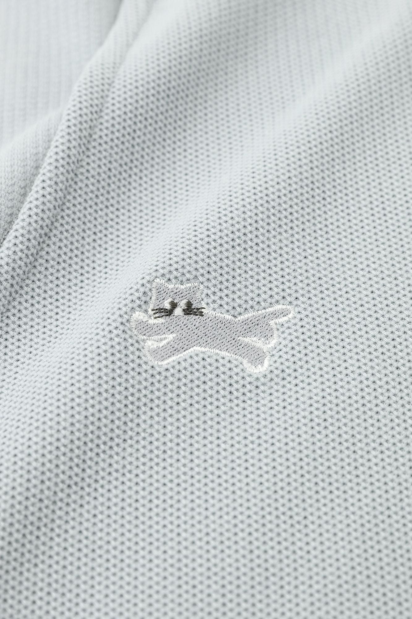 Kanocon针织V领L/S开衫/蓝色灰色