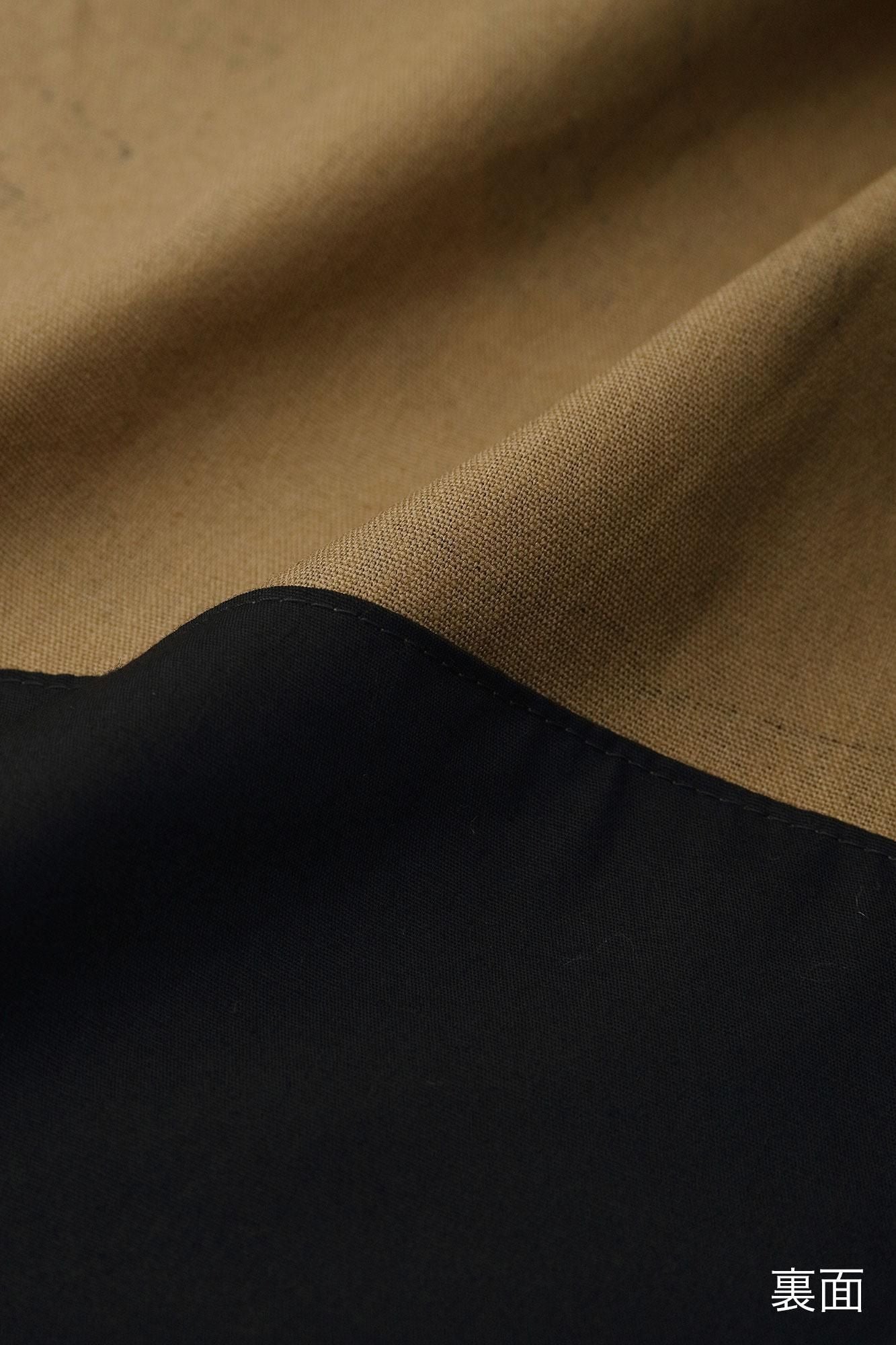 棉花帆布拉式连帽外套/迷彩SO-SU-U Mugwort Dye（Kuwazome）