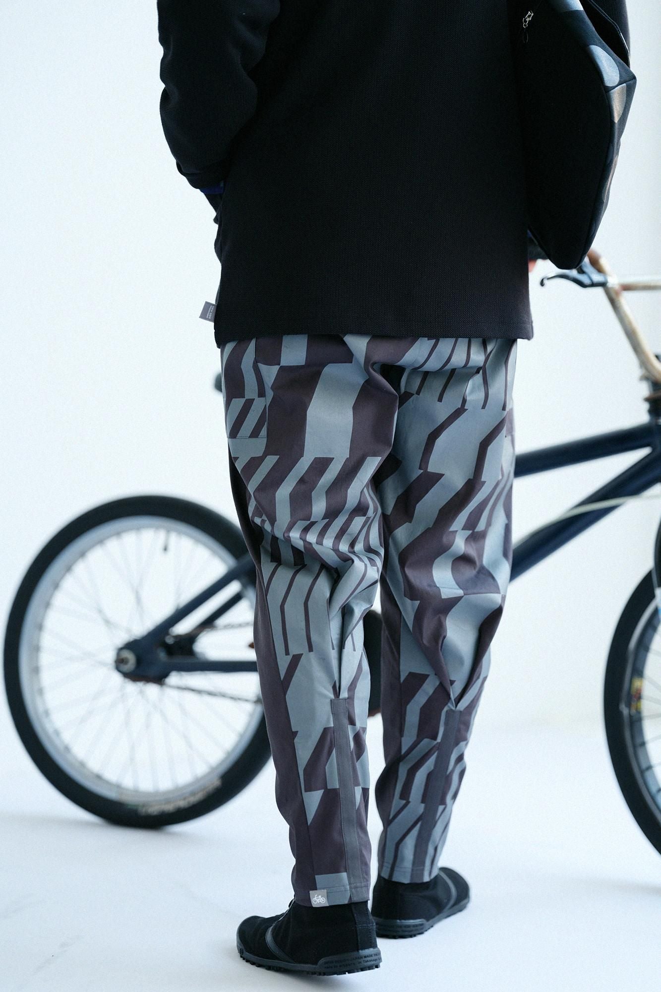 Stretch Ratine Weave BIKE Jodhpur / Dark Grey × Gradient
