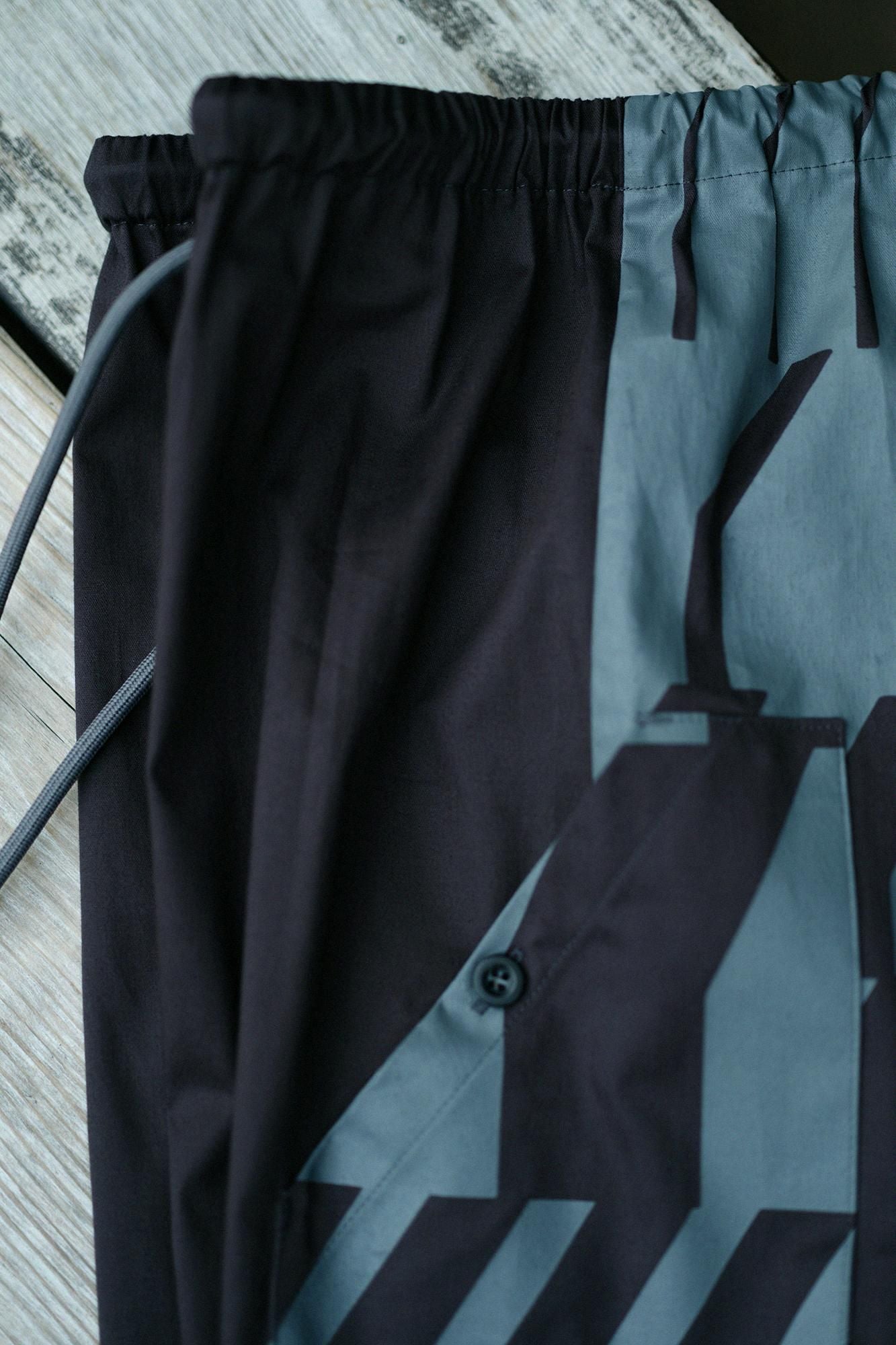 Stretch Ratine Weave BIKE Jodhpur / Dark Grey × Gradient