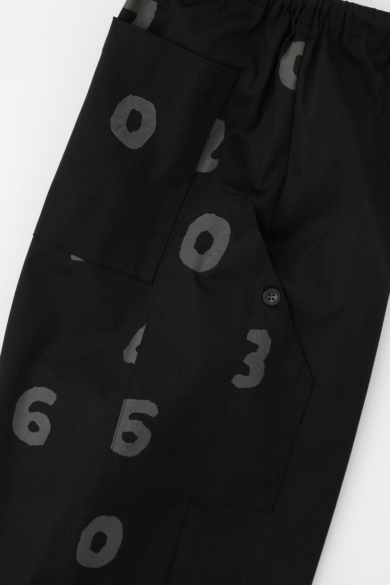 Stretch Ratine Weave BIKE Jodhpur / Black × SO-SU-U