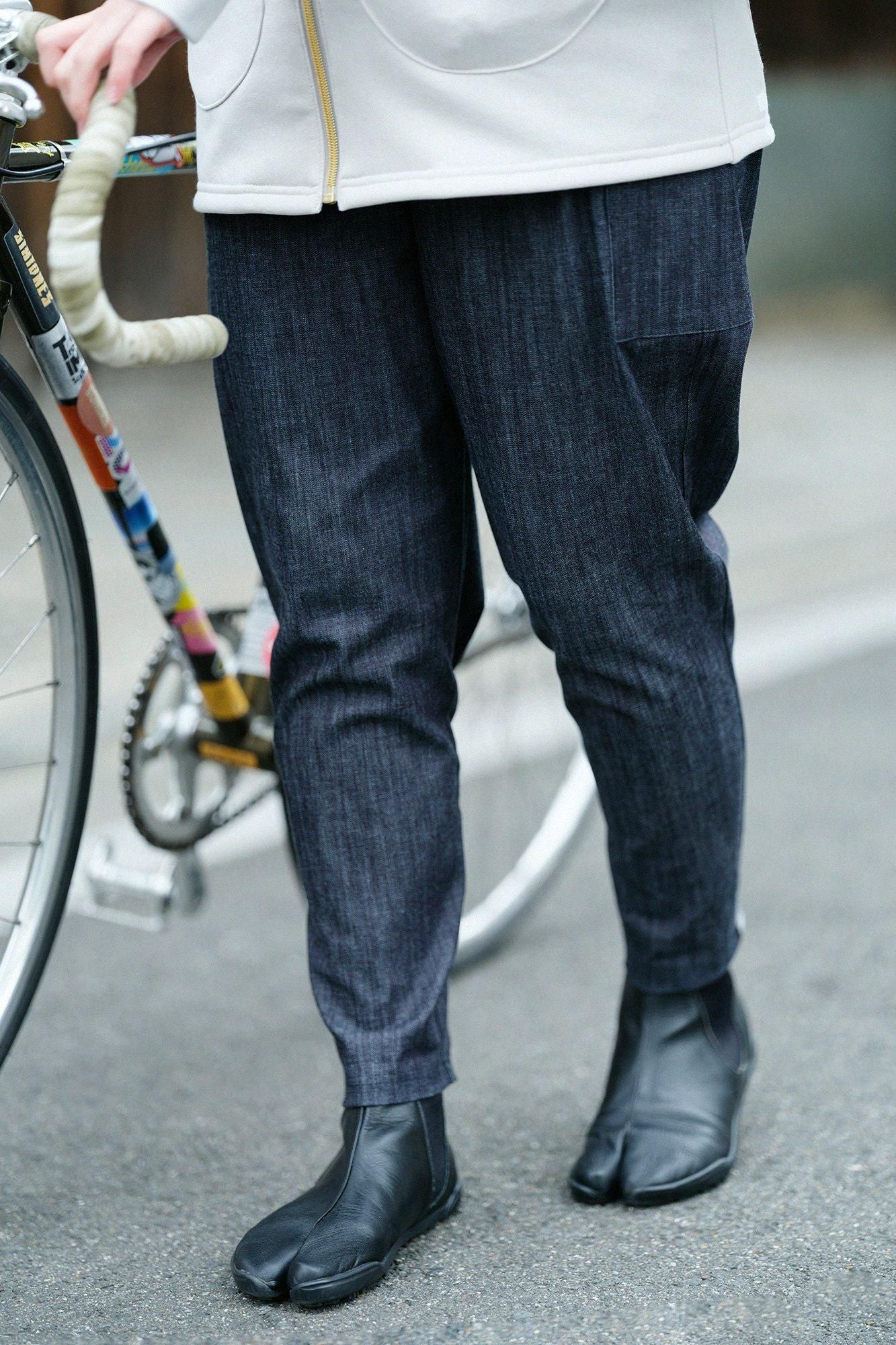 Stretch Denim Bike Jodhpur / Indigo