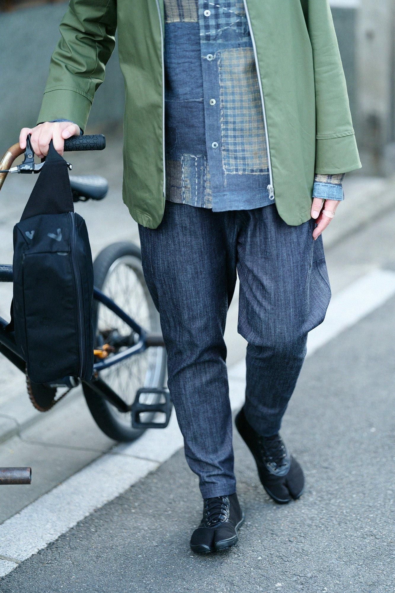 Stretch Denim Bike Jodhpur / Indigo