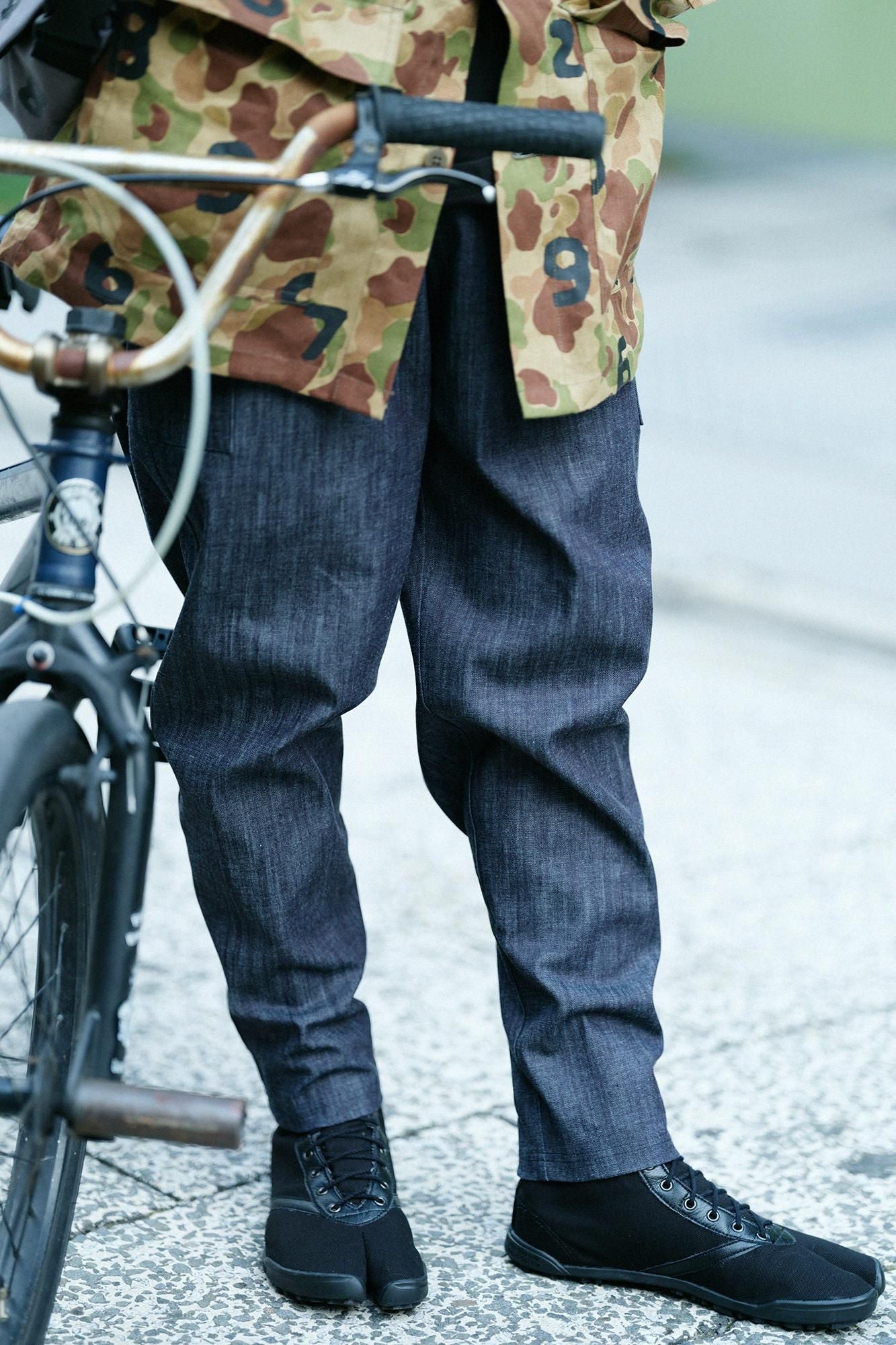 Stretch Denim Bike Jodhpur / Indigo