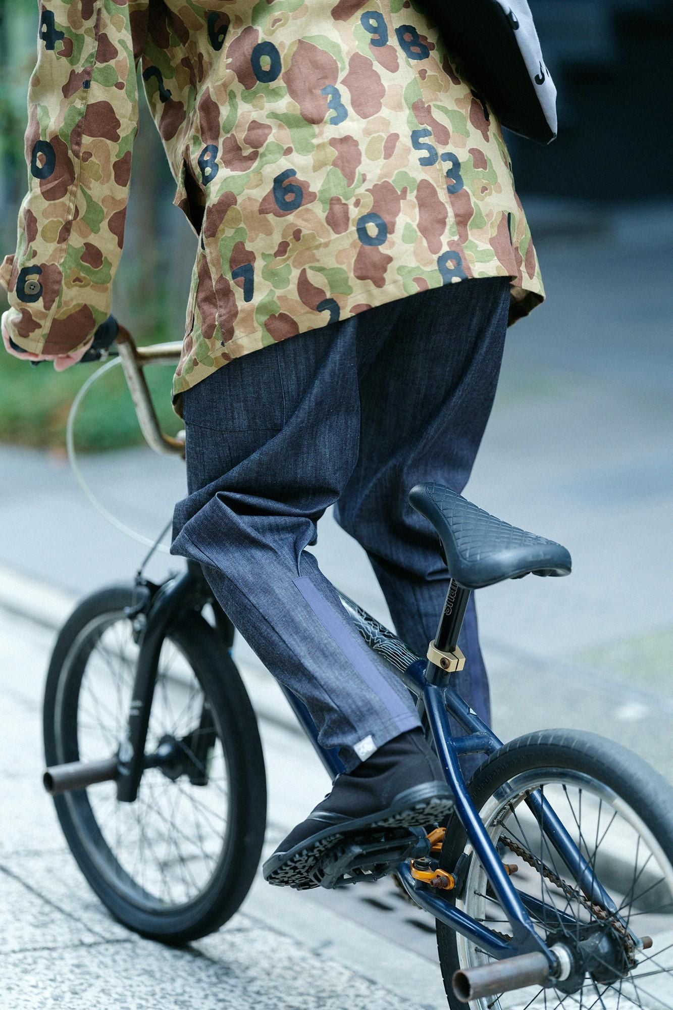 Stretch Denim Bike Jodhpur / Indigo