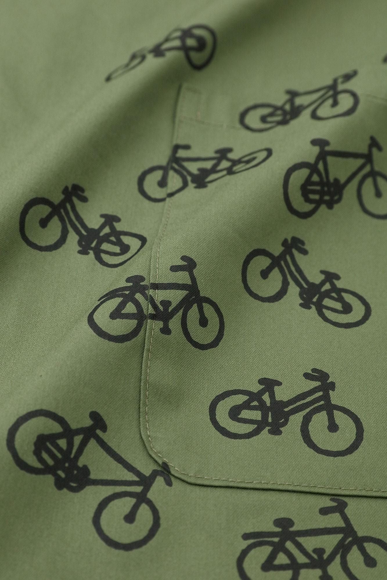 Twill ZIP UP Hooded Jacket / Olive Green