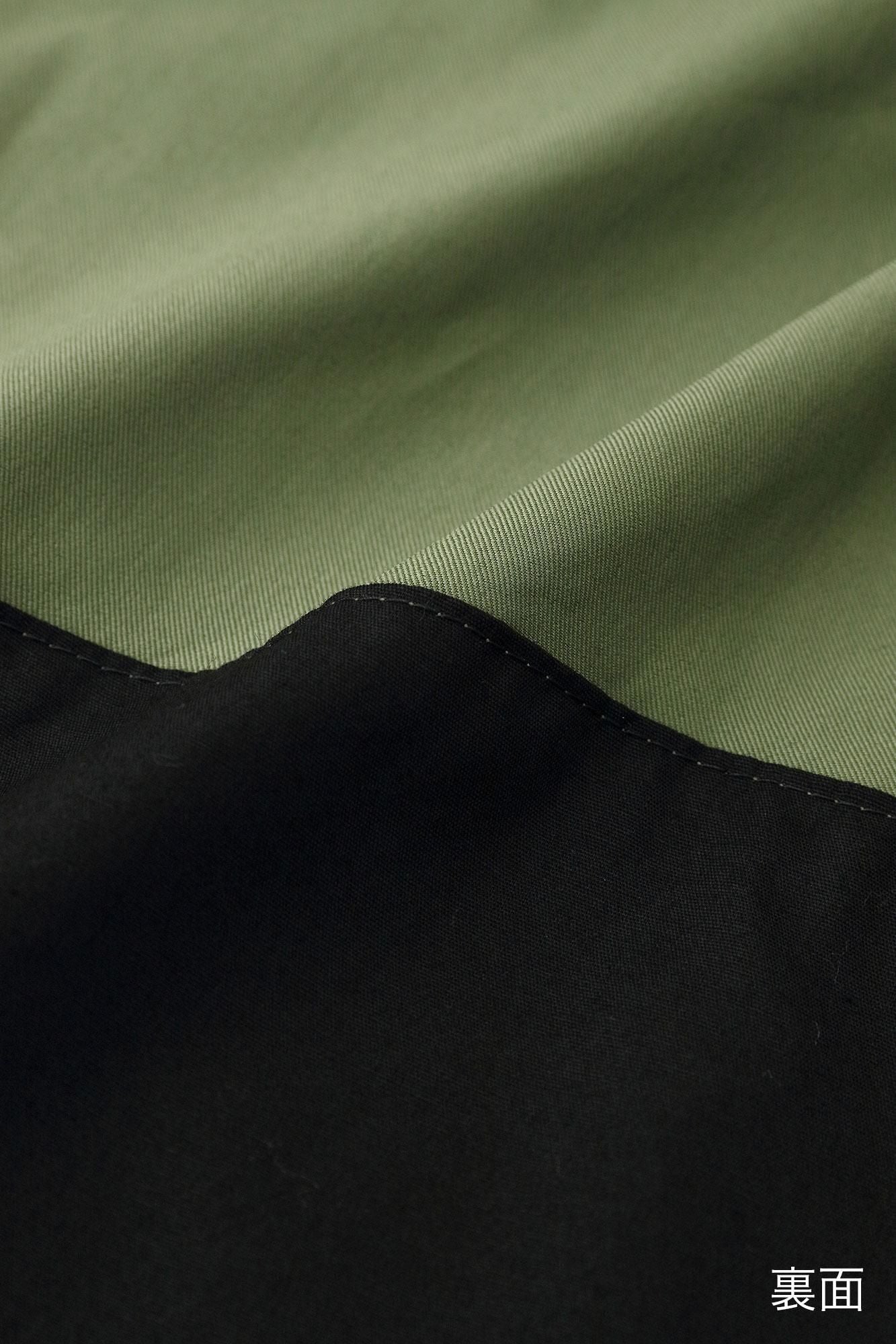 Twill ZIP UP Hooded Jacket / Olive Green