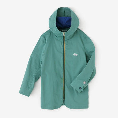 Veste de capuche à zip twill / Green Forest