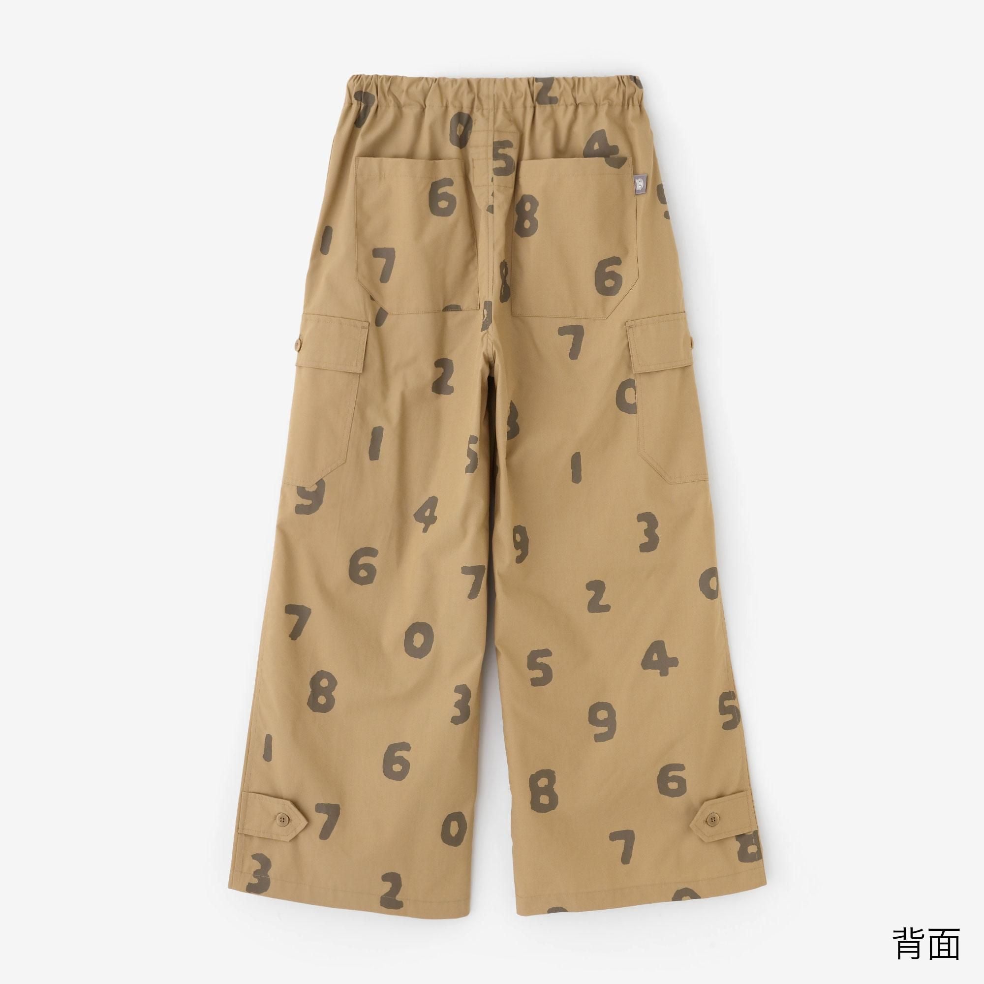 高密度 タイプライタークロス カーゴパンツ／ビスケット×SO-SU-U