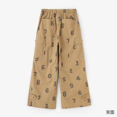 高密度 タイプライタークロス カーゴパンツ／ビスケット×SO-SU-U