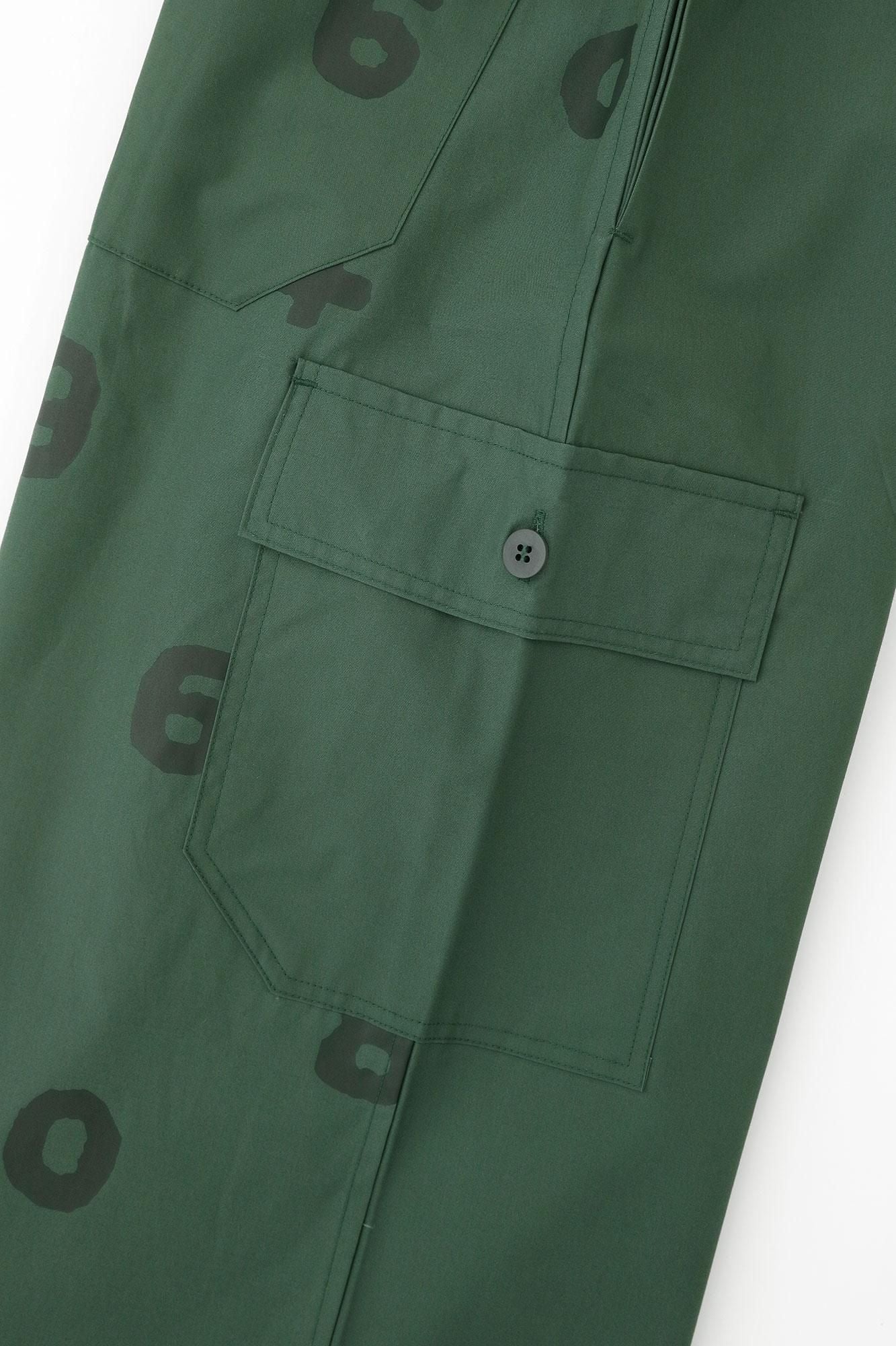 【online한정】고밀도 타입 라이터 크로스 카고팬츠/녹색 xSO-SU-U
