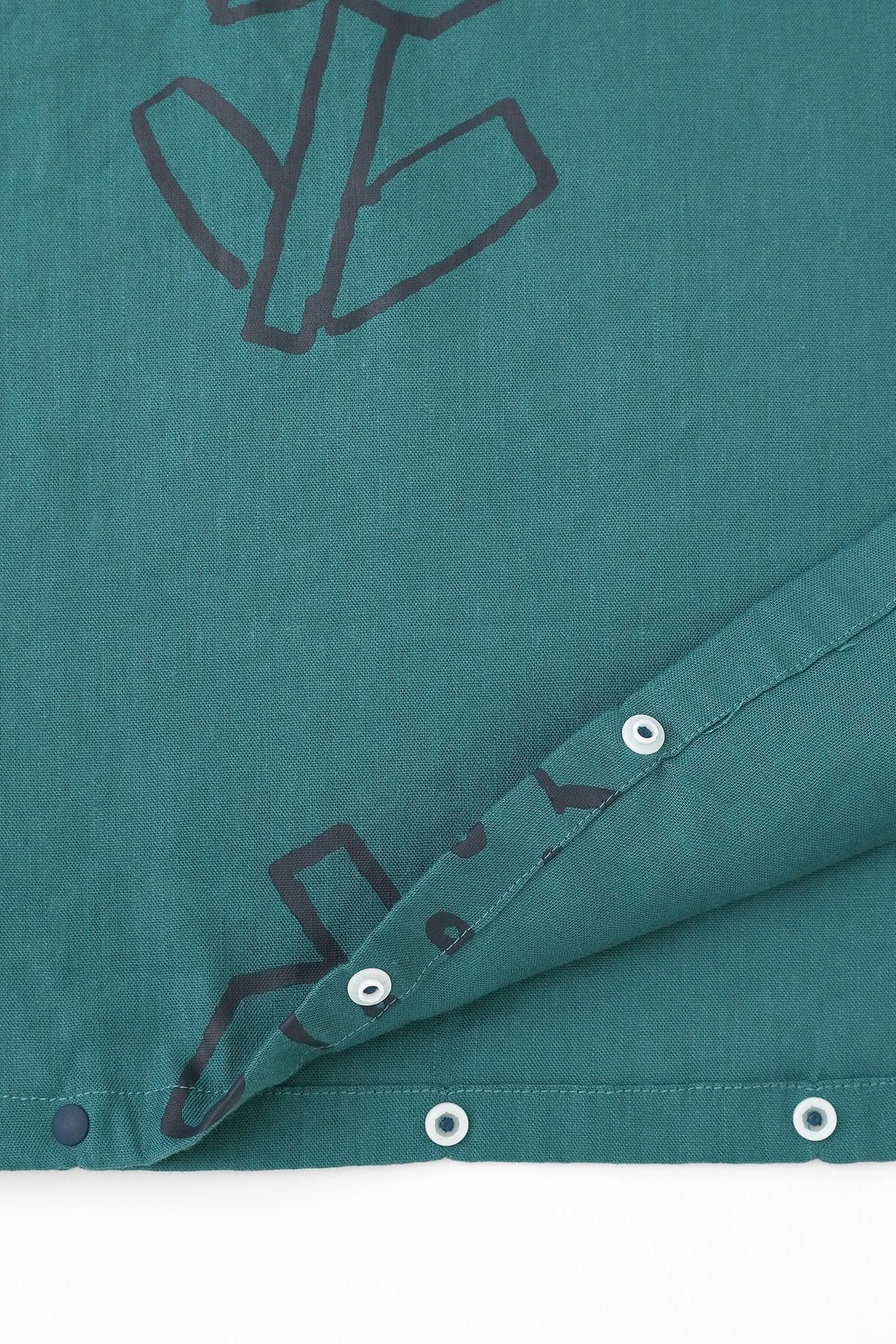 大麻人造丝自行车连衣裙/哈纳纳奇拉西鸭羽毛颜色（Kamono Hirao）