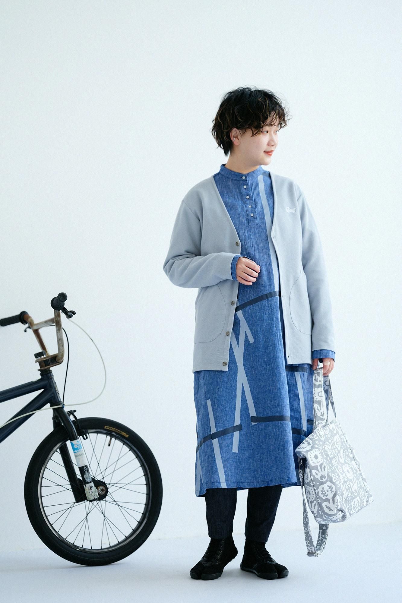 棉布亚麻自行车连衣裙/托比·吉霍·莫库