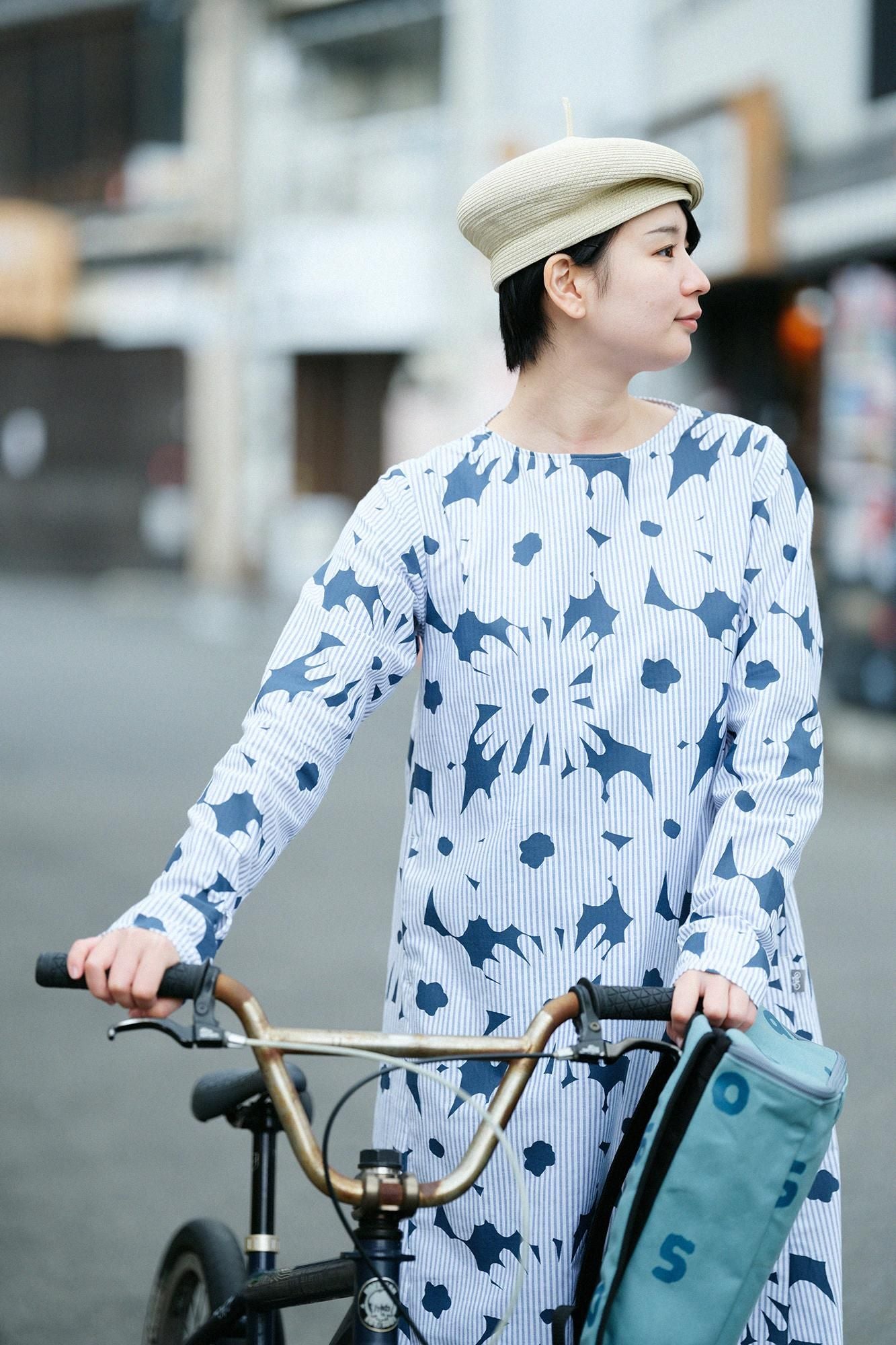 sou sou ワンピース SOUSOUワンピース BIKEワンピース（半袖） - SOU