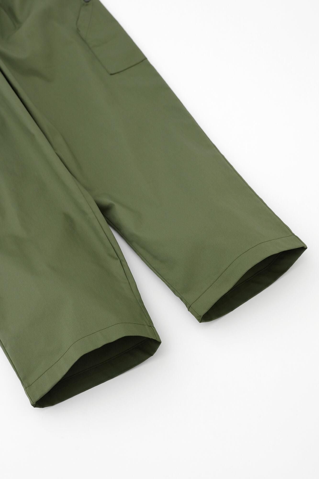 斜紋織 BIKE 七分褲/橄欖綠