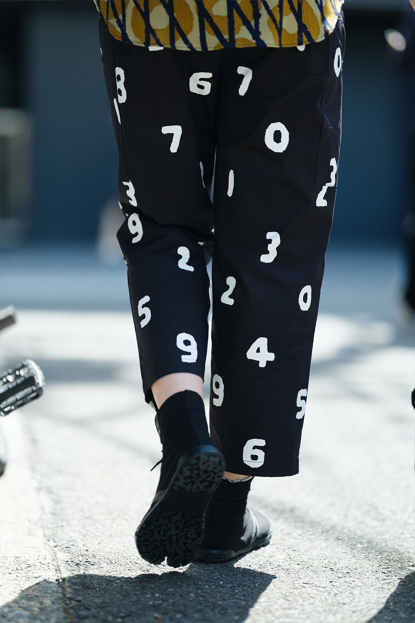 【期間限定10%OFF】斜紋BIKE 七分褲／SO-SU-U十數黑色（※預計於4月29日～5月2日左右發貨）