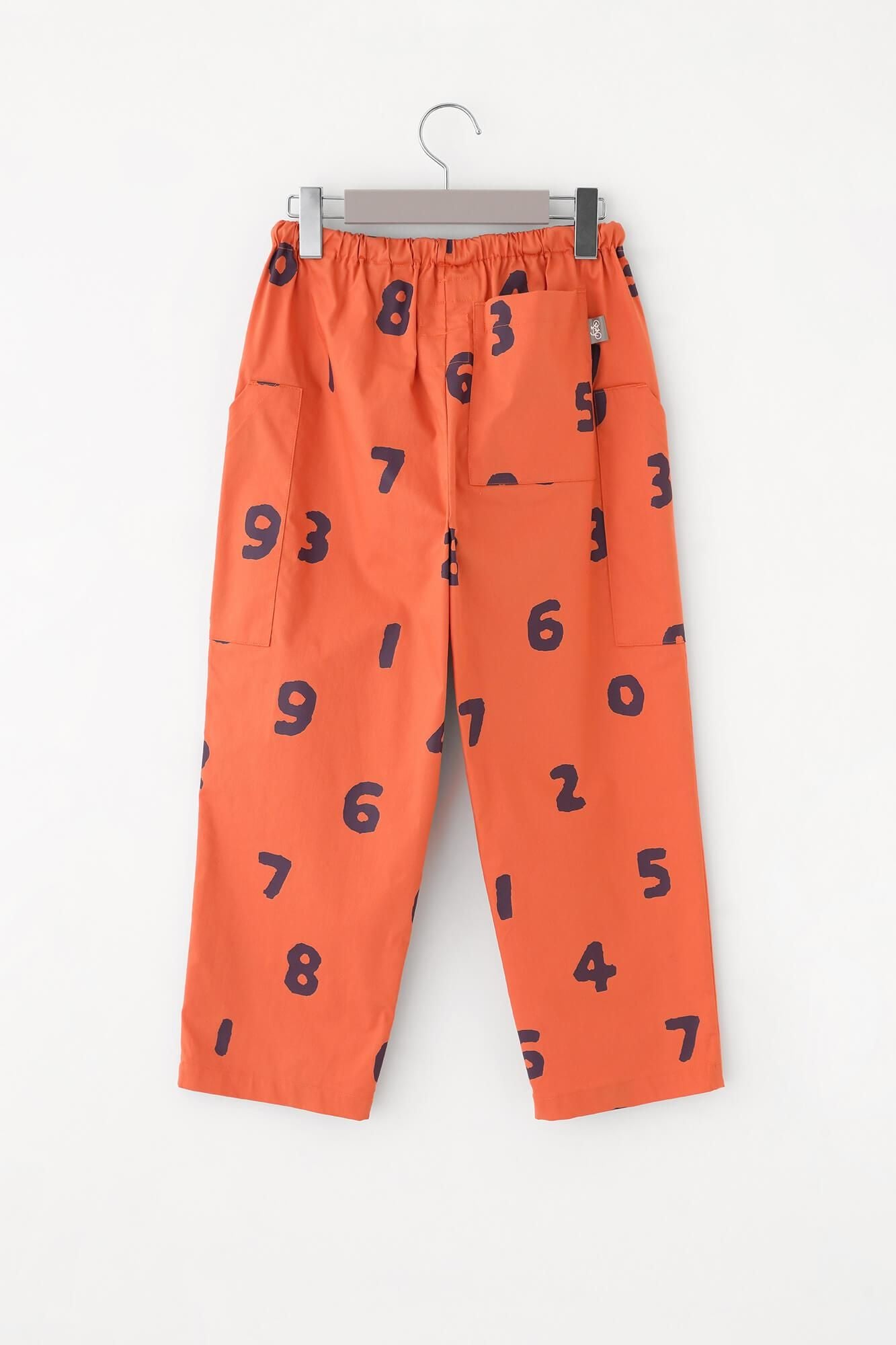 斜紋 BIKE 七分褲／SO-SU-U十數 橙色